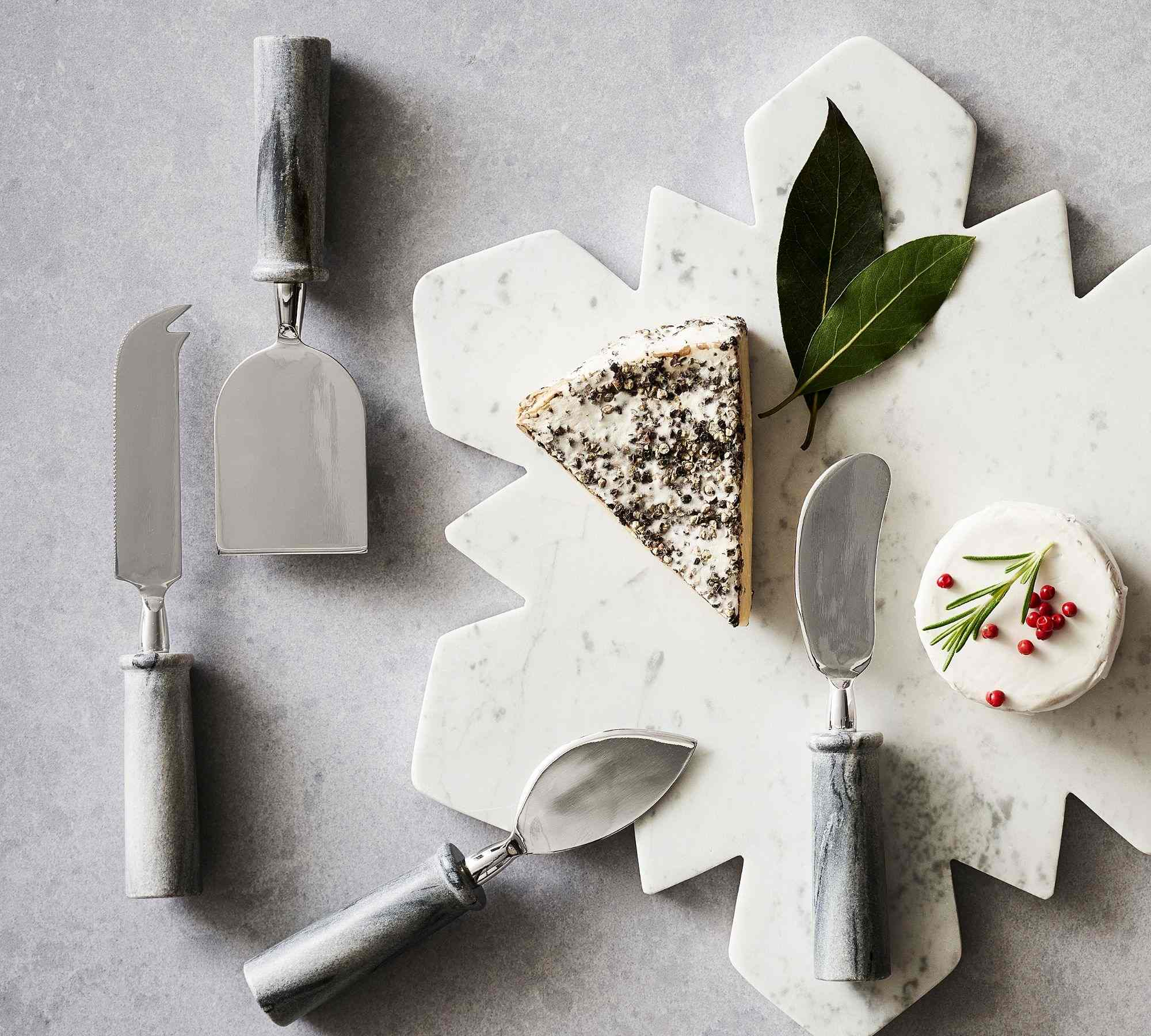 Marble Snowflake Cheese Board