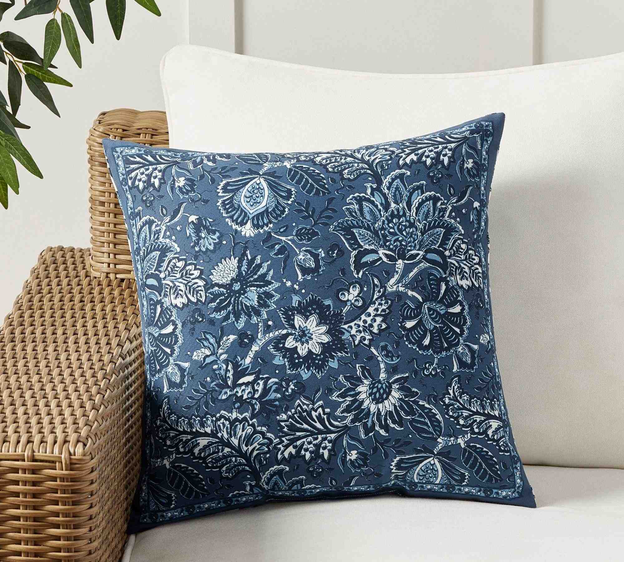 Evalina Reversible Floral Outdoor Pillow