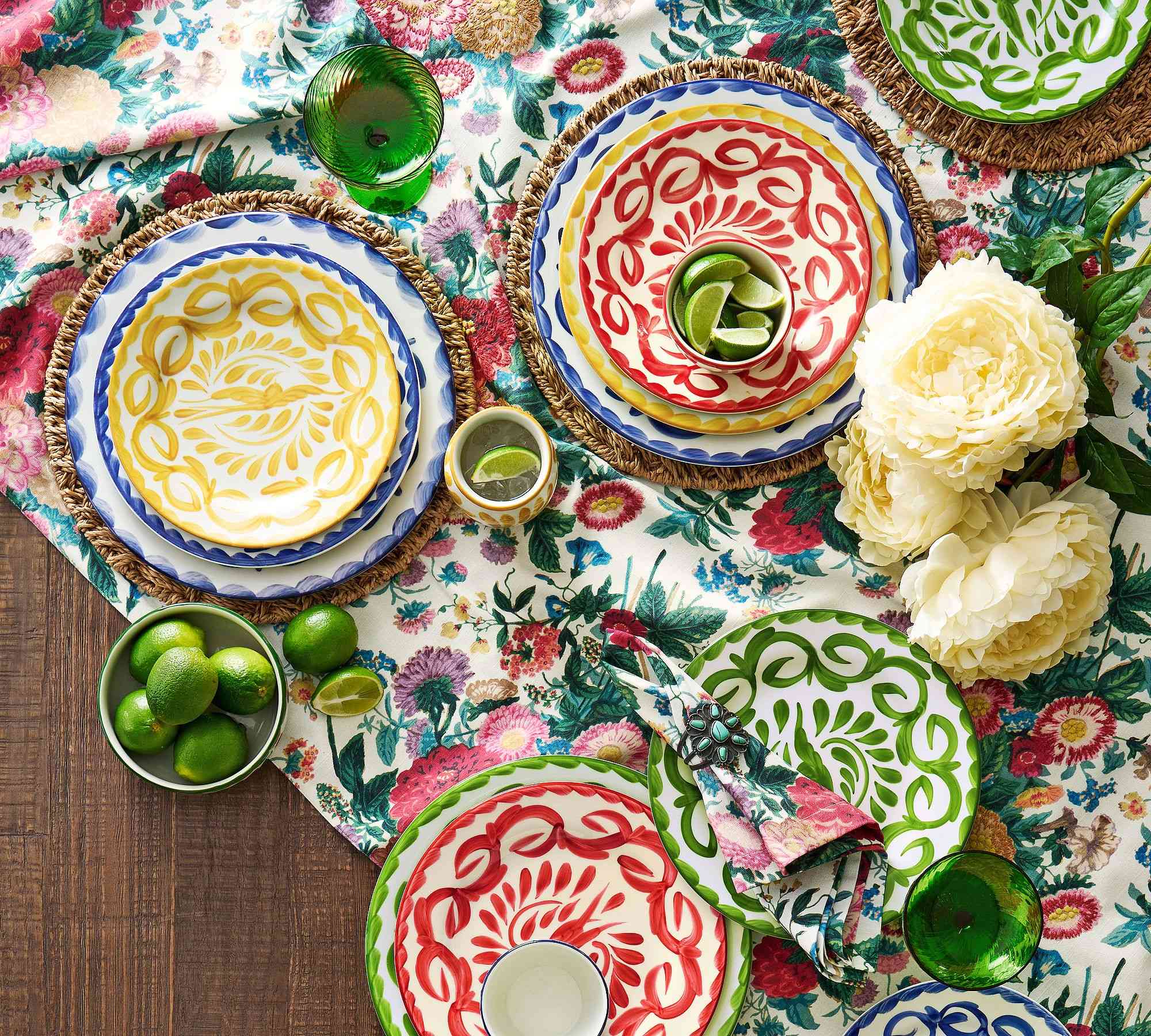 Pottery Barn | Puebla Porcelain Dinnerware Collection