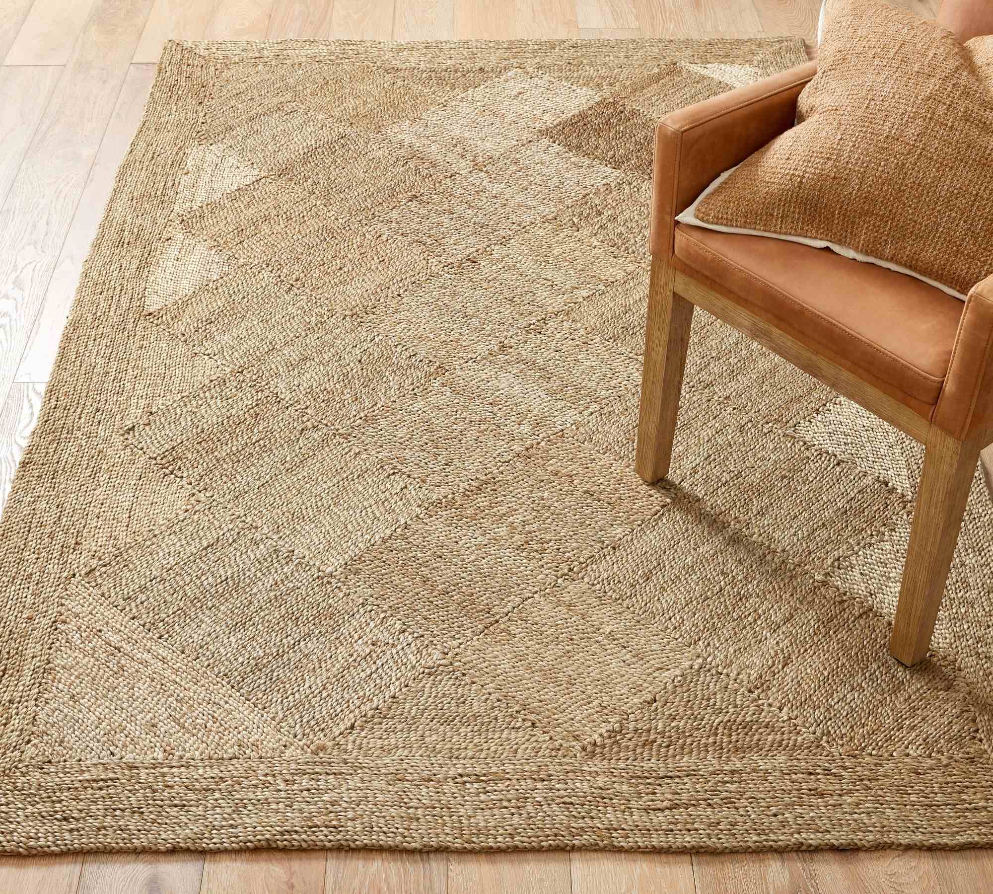 Salvino Diamond Jute Rug