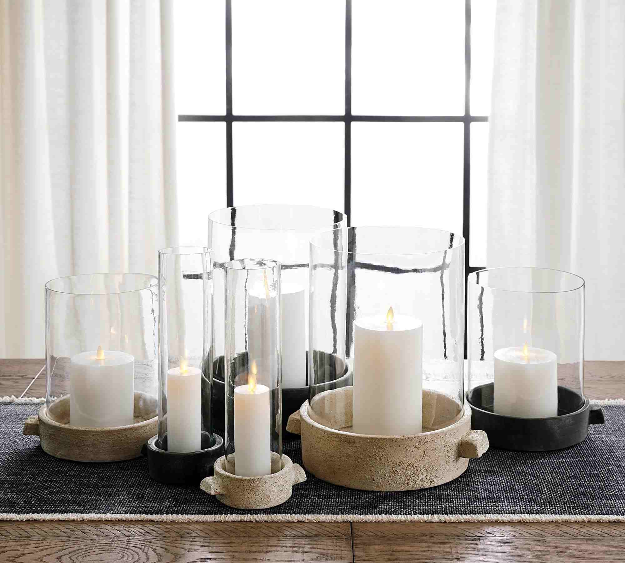 Artisan Handcrafted Ceramic Hurricanes