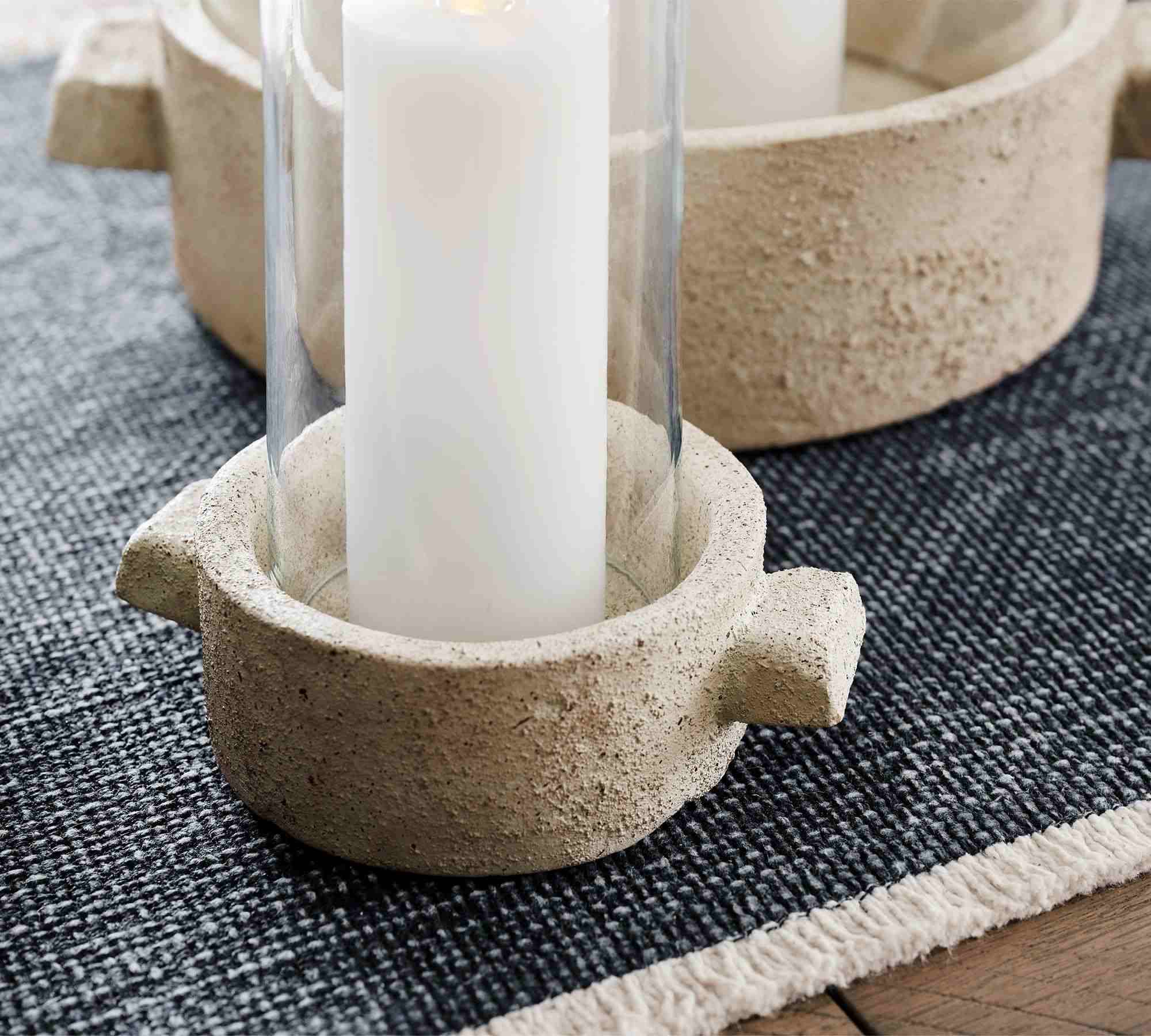 Artisan Handcrafted Ceramic Hurricanes