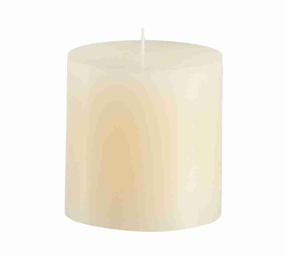Unscented Wax Pillar Candles