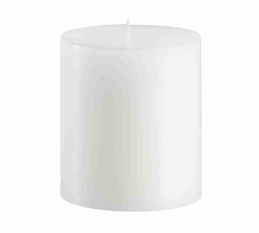Unscented Wax Pillar Candle