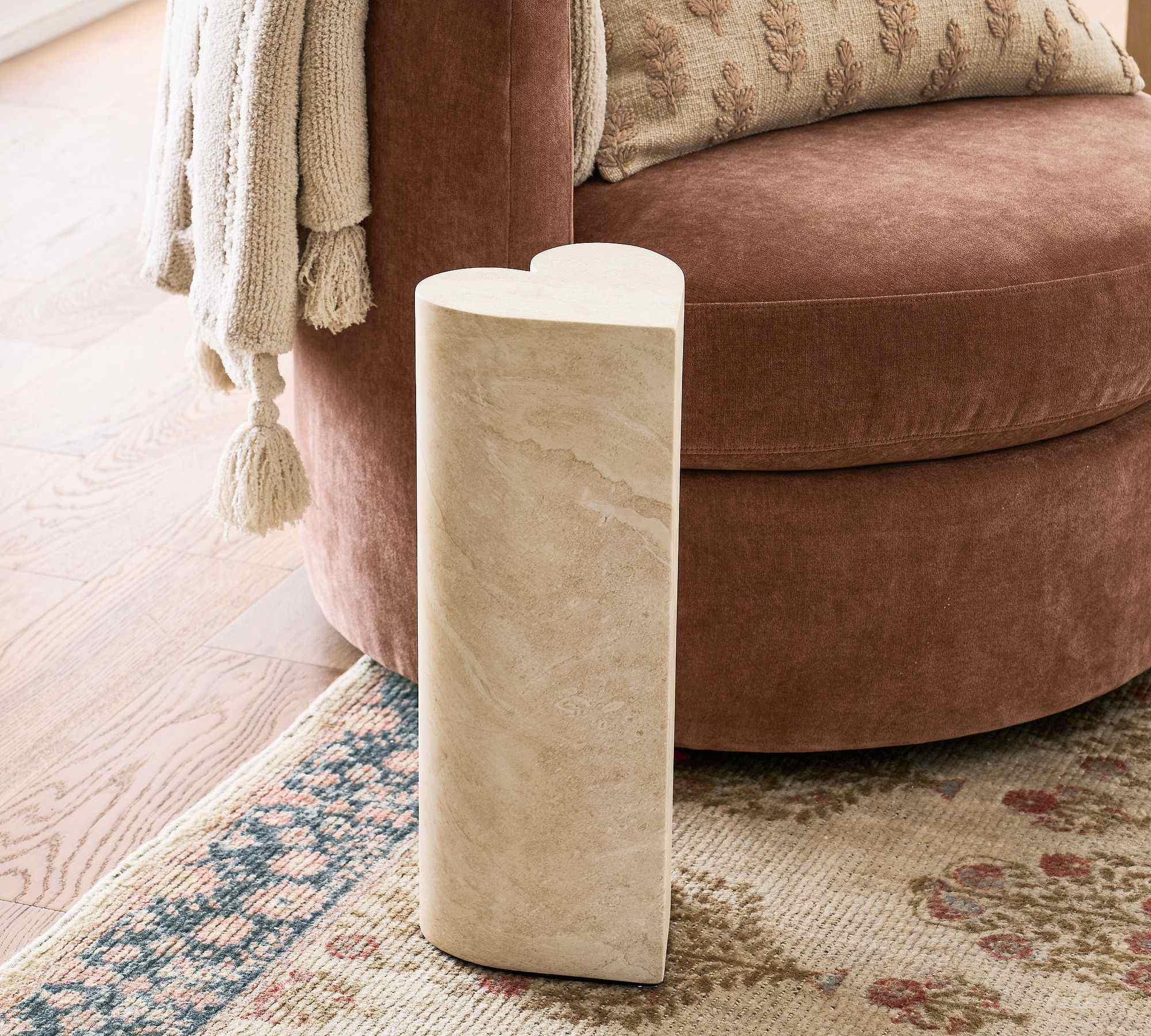 Heart Accent Table (8")
