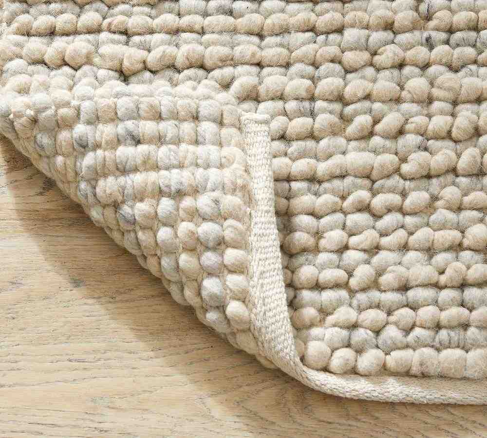 Chunky Looped Sweater Wool-Jute Rug