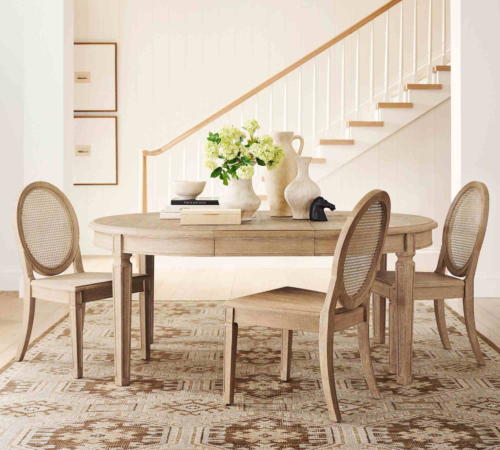 Sausalito Round Extendable Dining Table (54"-72")