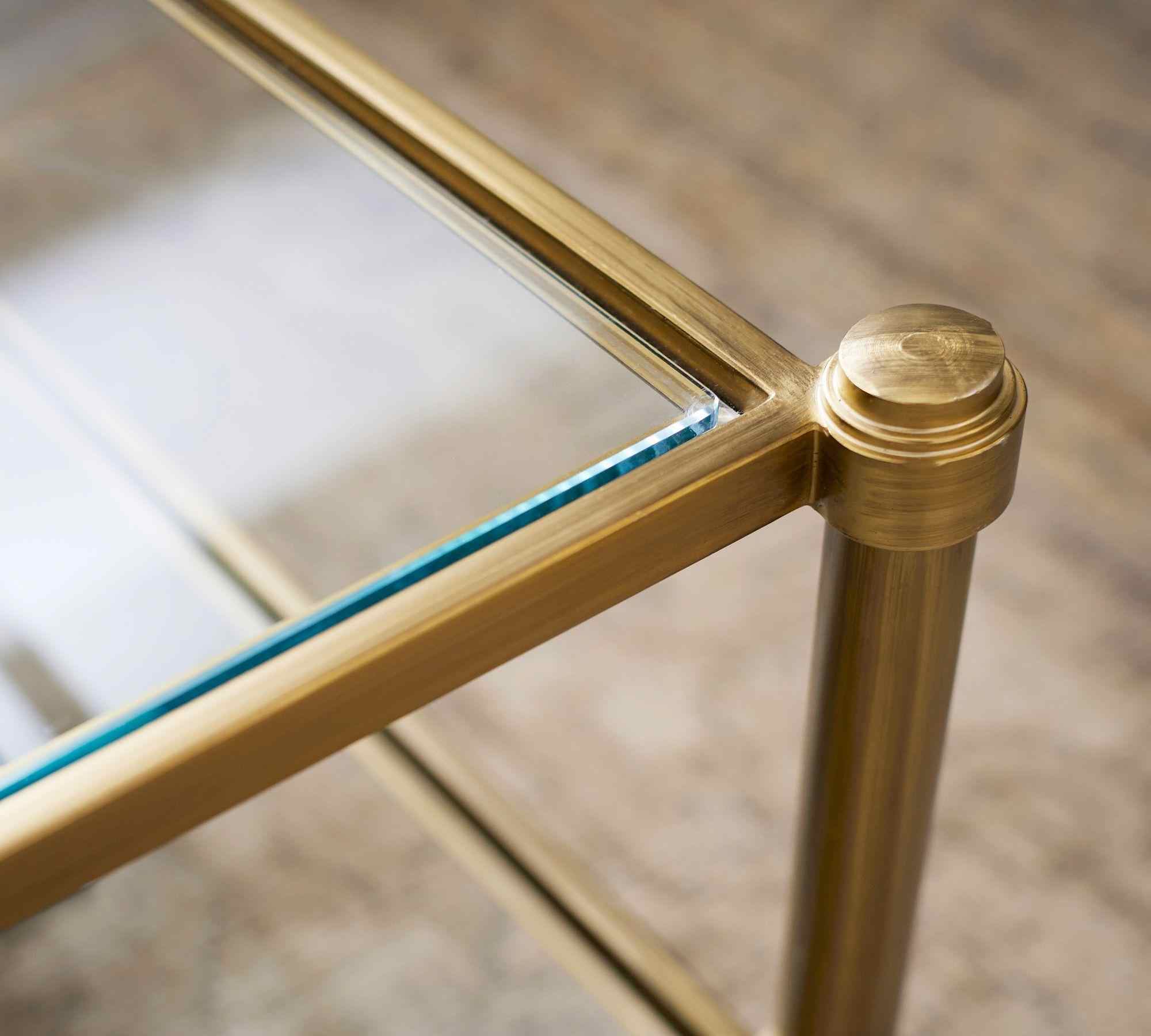 Everson Rectangular Glass Coffee Table