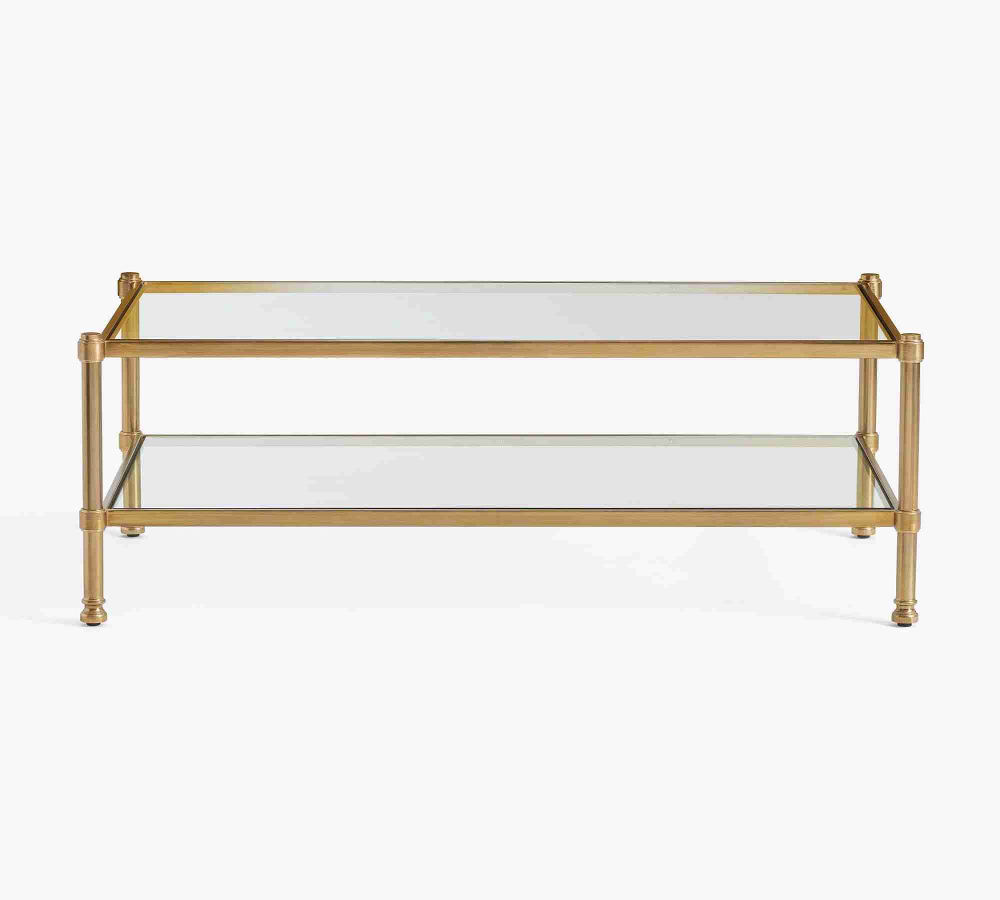 Everson Rectangular Glass Coffee Table