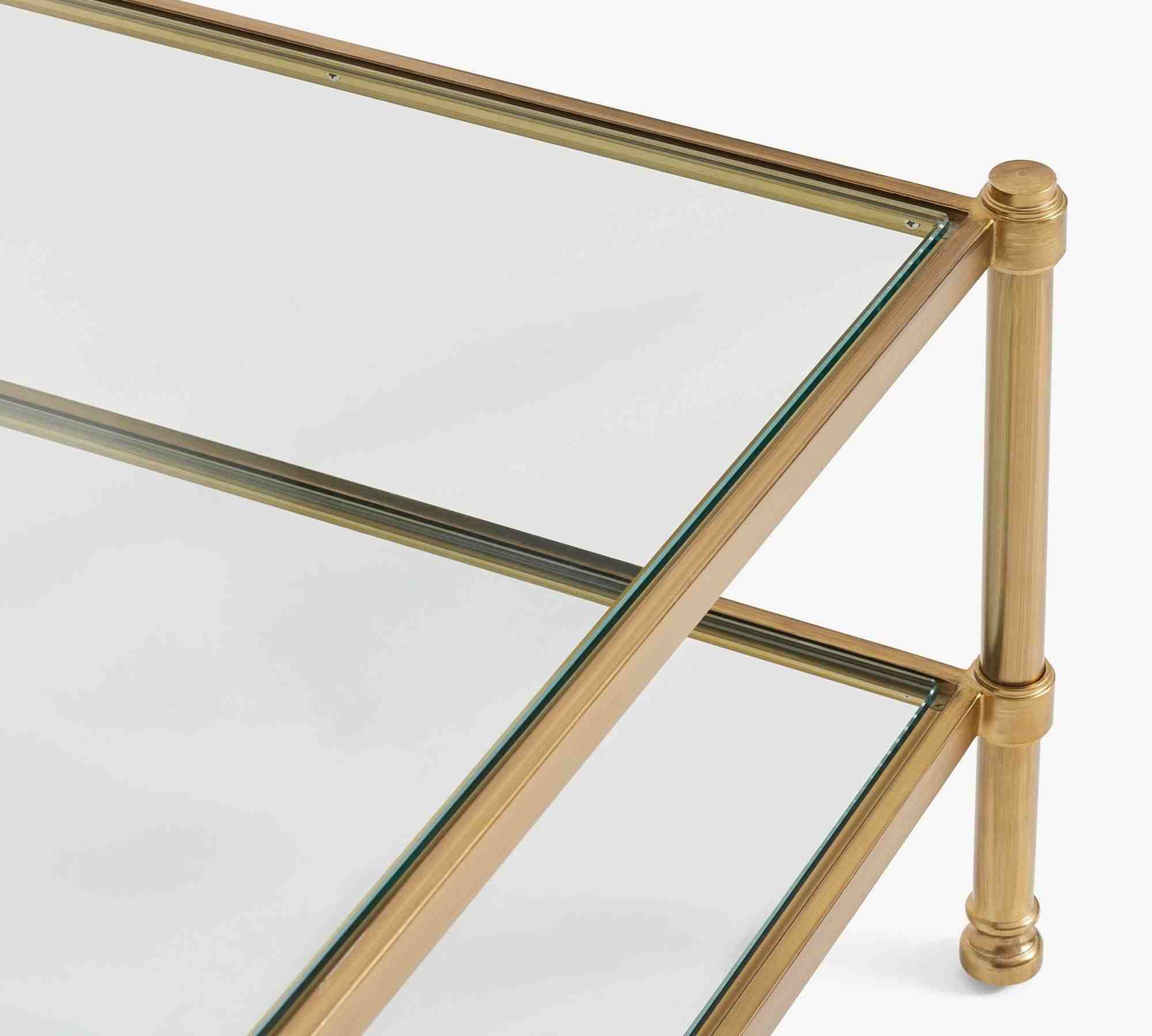 Everson Rectangular Glass Coffee Table