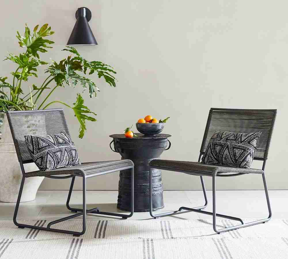 Frog Drum Indoor-Outdoor Metal Side Table