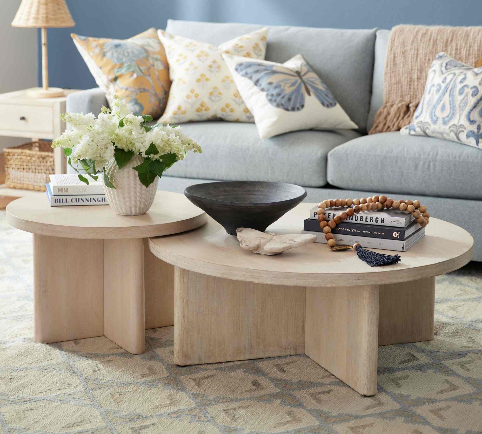 Cayman Round Nesting Coffee Tables (26")