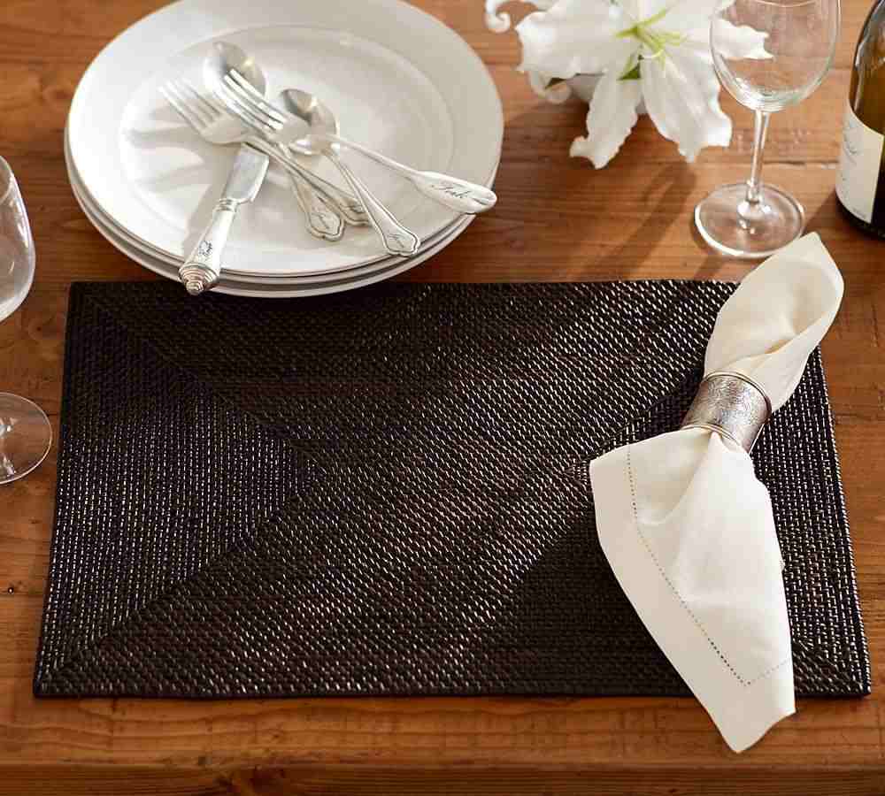Tava Handwoven Rattan Rectangular Placemat