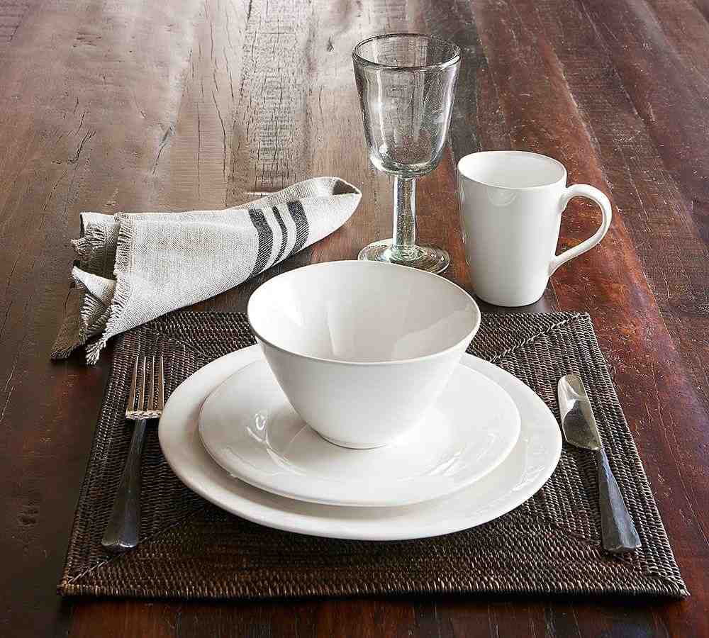 Tava Handwoven Rattan Square Placemat