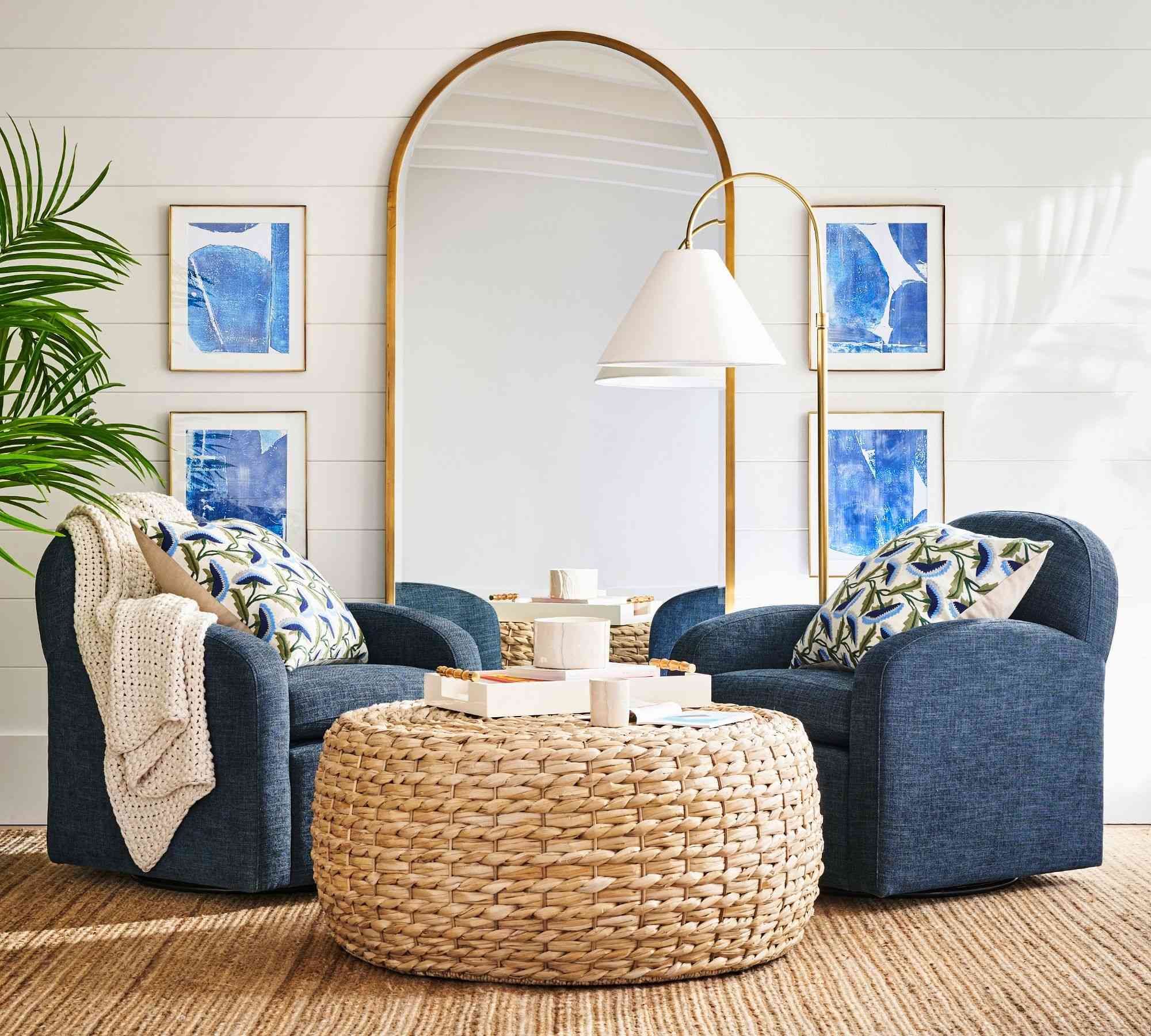 Farmhouse Swivel Chair