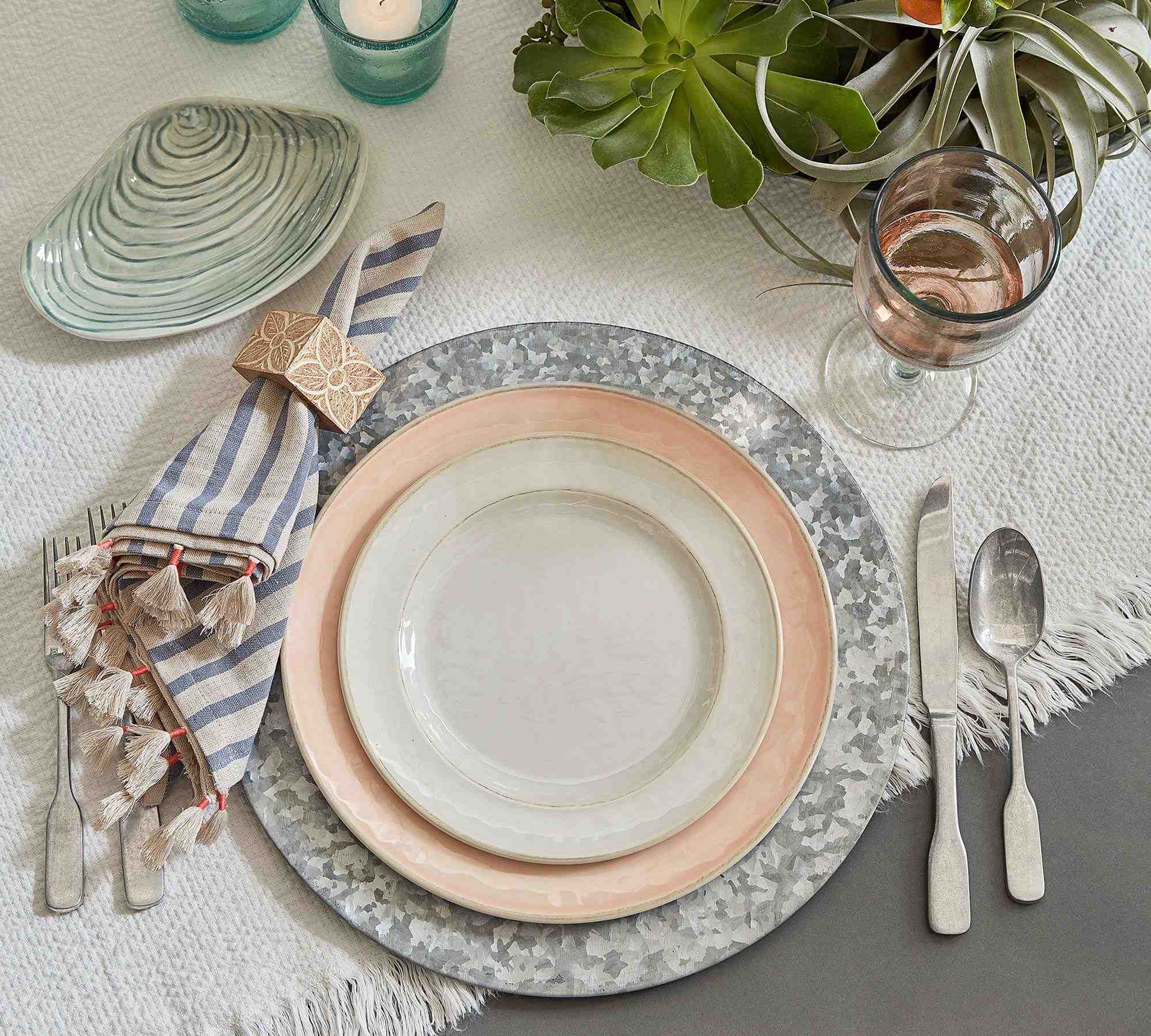 Cabana Melamine Salad Plates, Set of 4