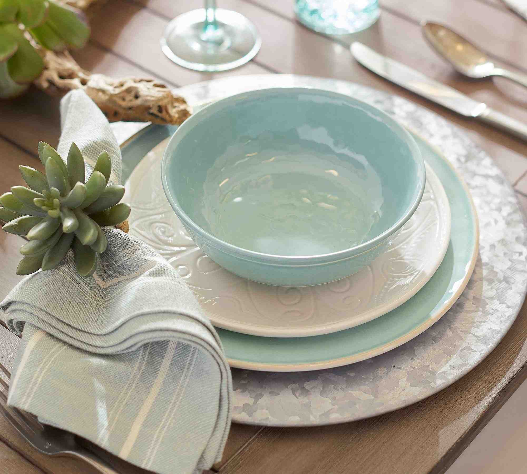 Cabana Melamine Individual Bowls, Set of 4