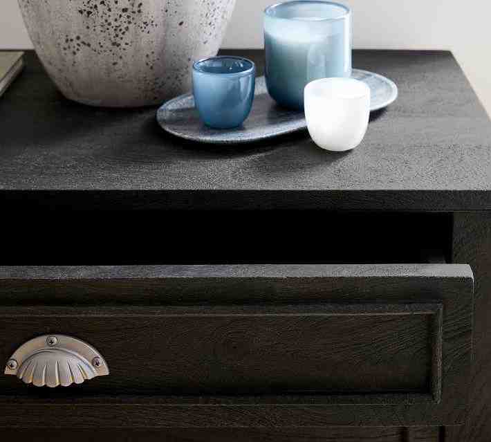 Astoria 32 Inches Nightstand, Rosedale Black