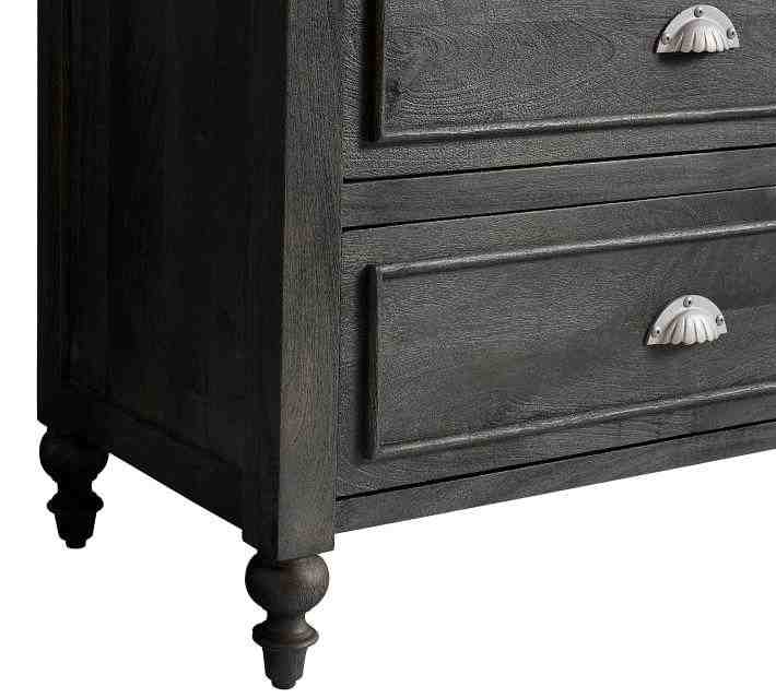 Astoria 32 Inches Nightstand, Rosedale Black