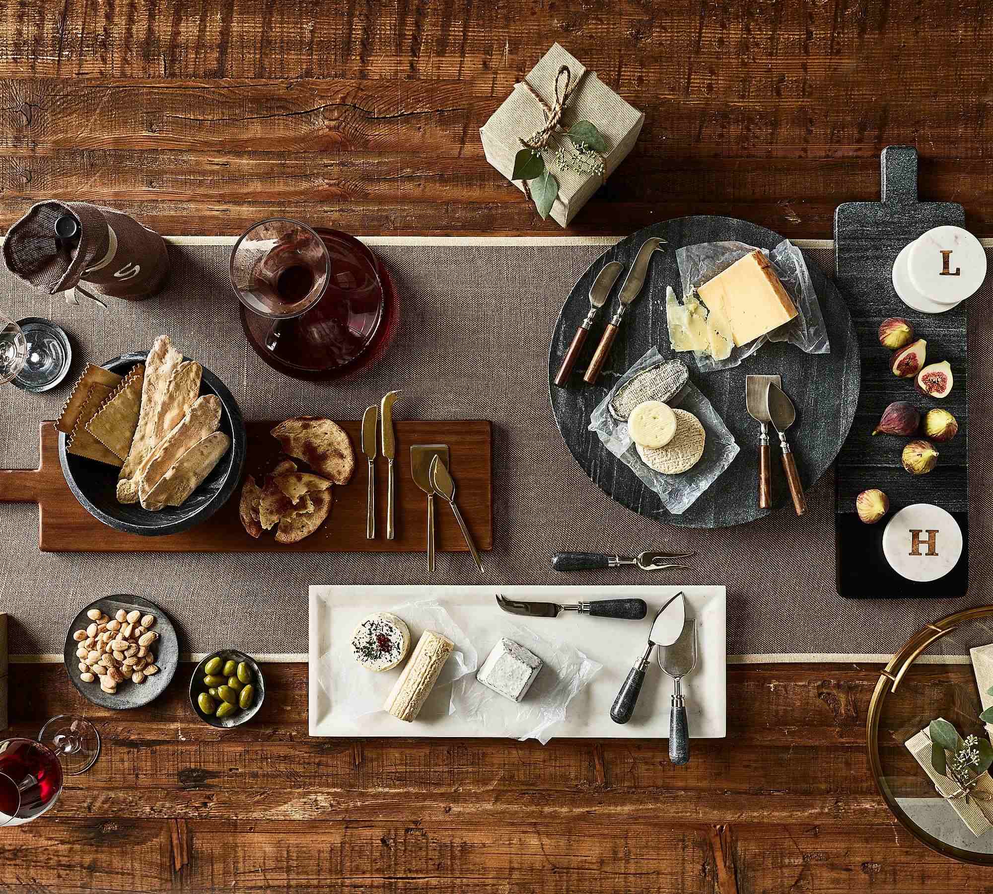 Luna Cheese Knives Set - Gold