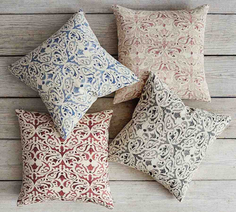 Reilley Linen Embroidered Pillow Covers