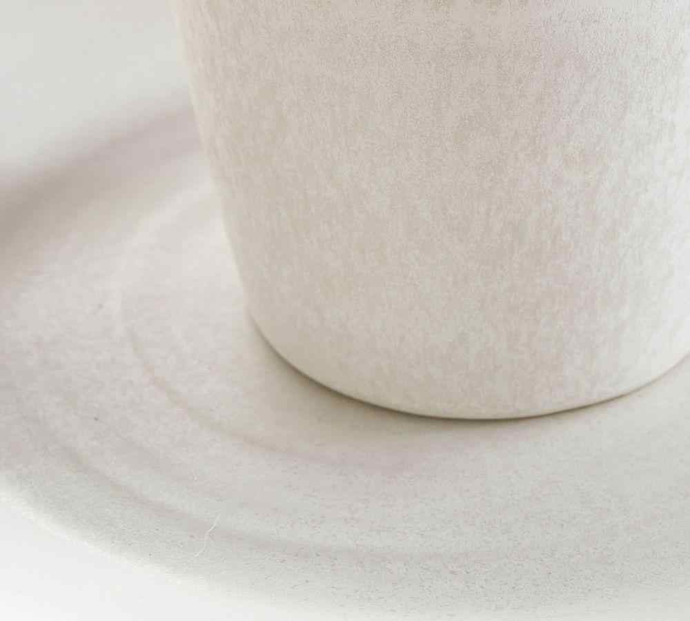 Larkin Reactive Glaze Stoneware Mugs- Set of 4 - River Blue