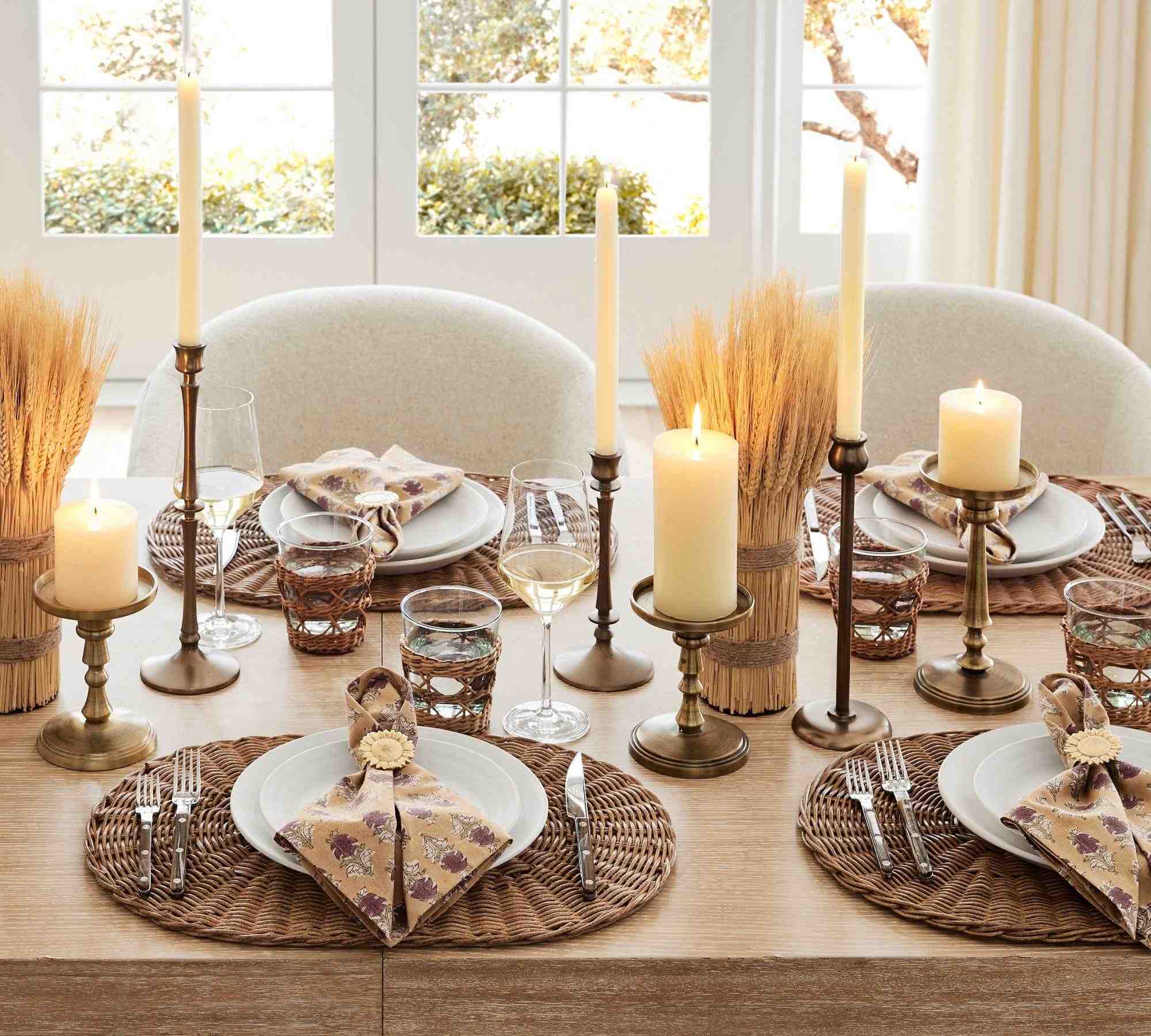 Booker Candlesticks Small Brass