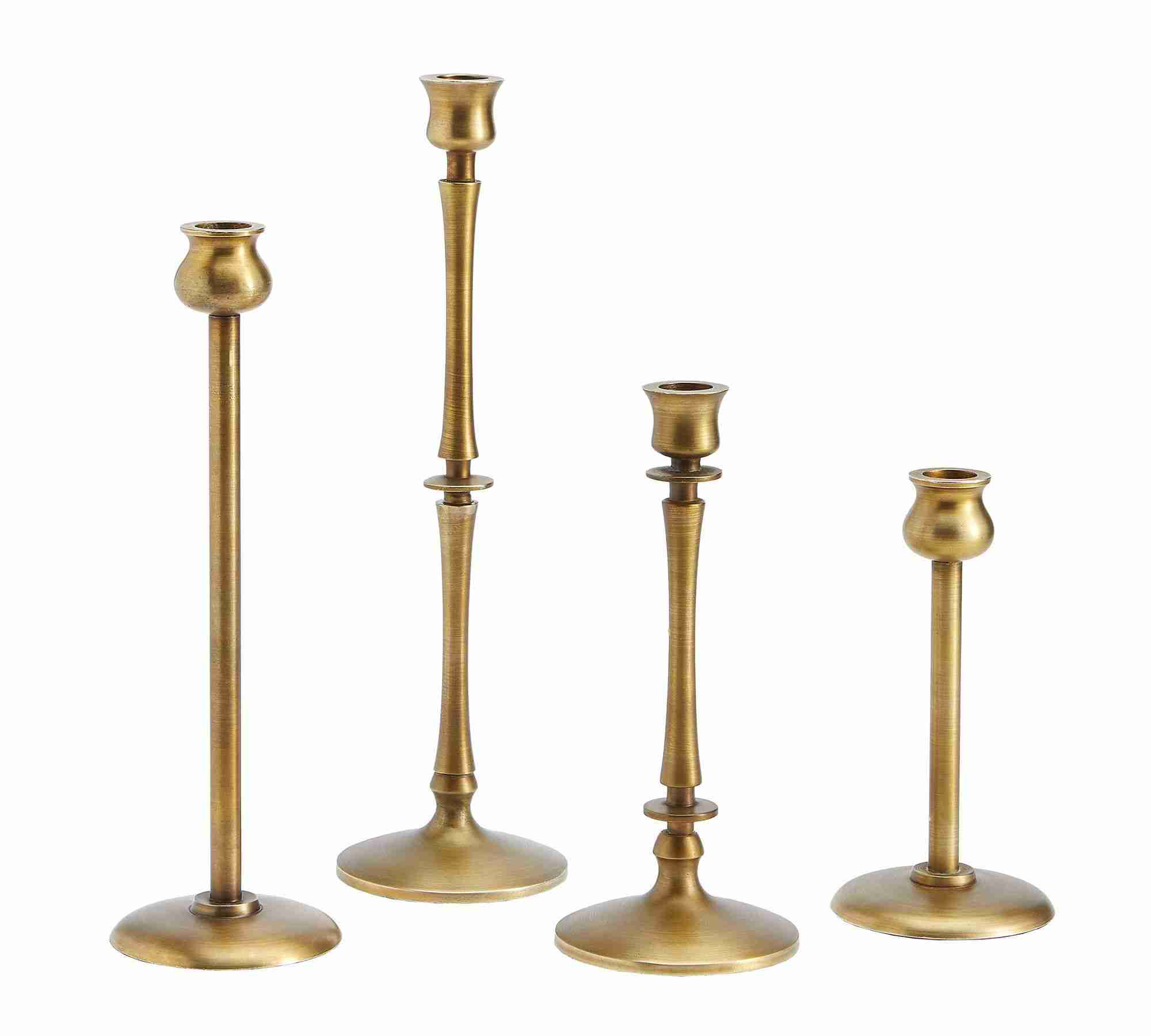 Booker Candlesticks Small Brass