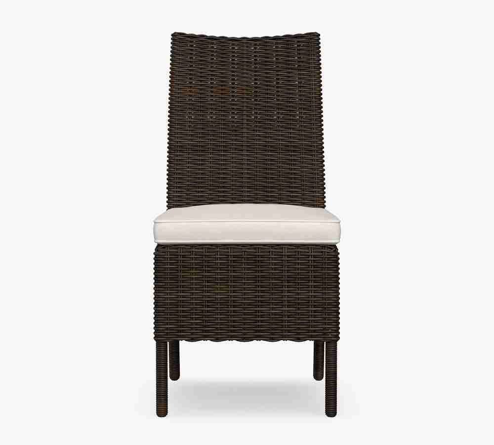 Torrey Indoor-Outdoor All-Weather Wicker Dining Chair- Espresso