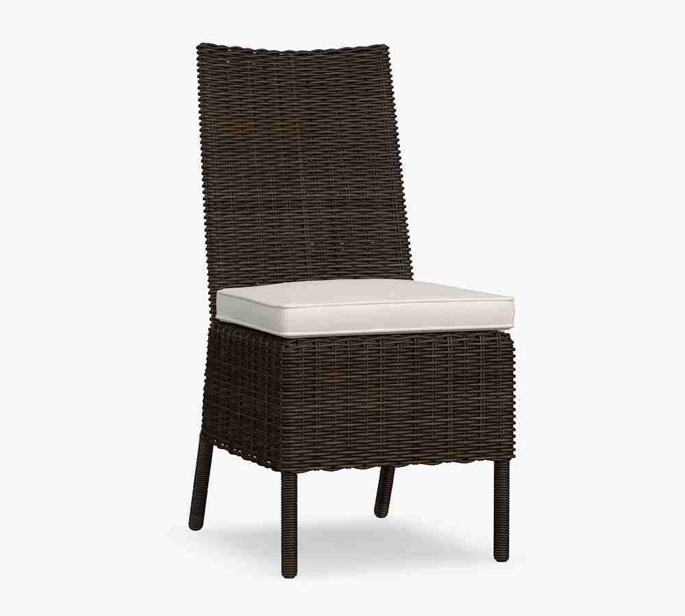 Torrey Indoor-Outdoor All-Weather Wicker Dining Chair- Espresso