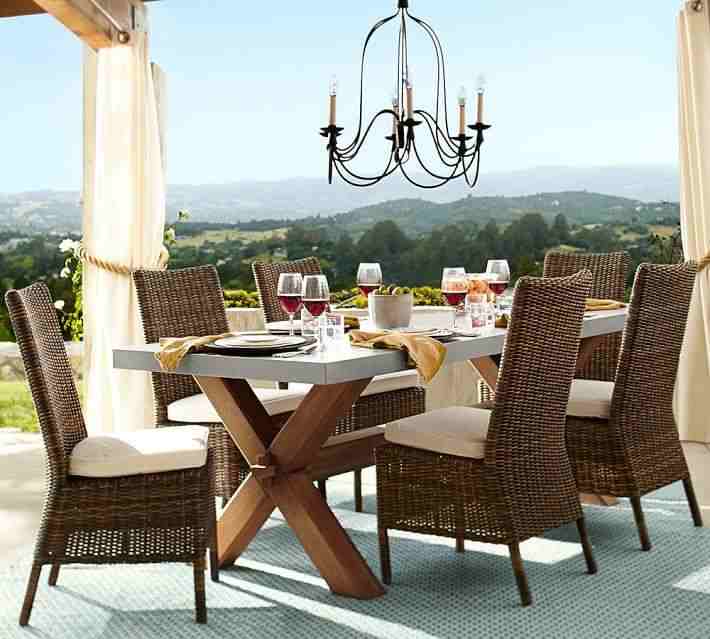 Torrey Indoor-Outdoor All-Weather Wicker Dining Chair- Espresso