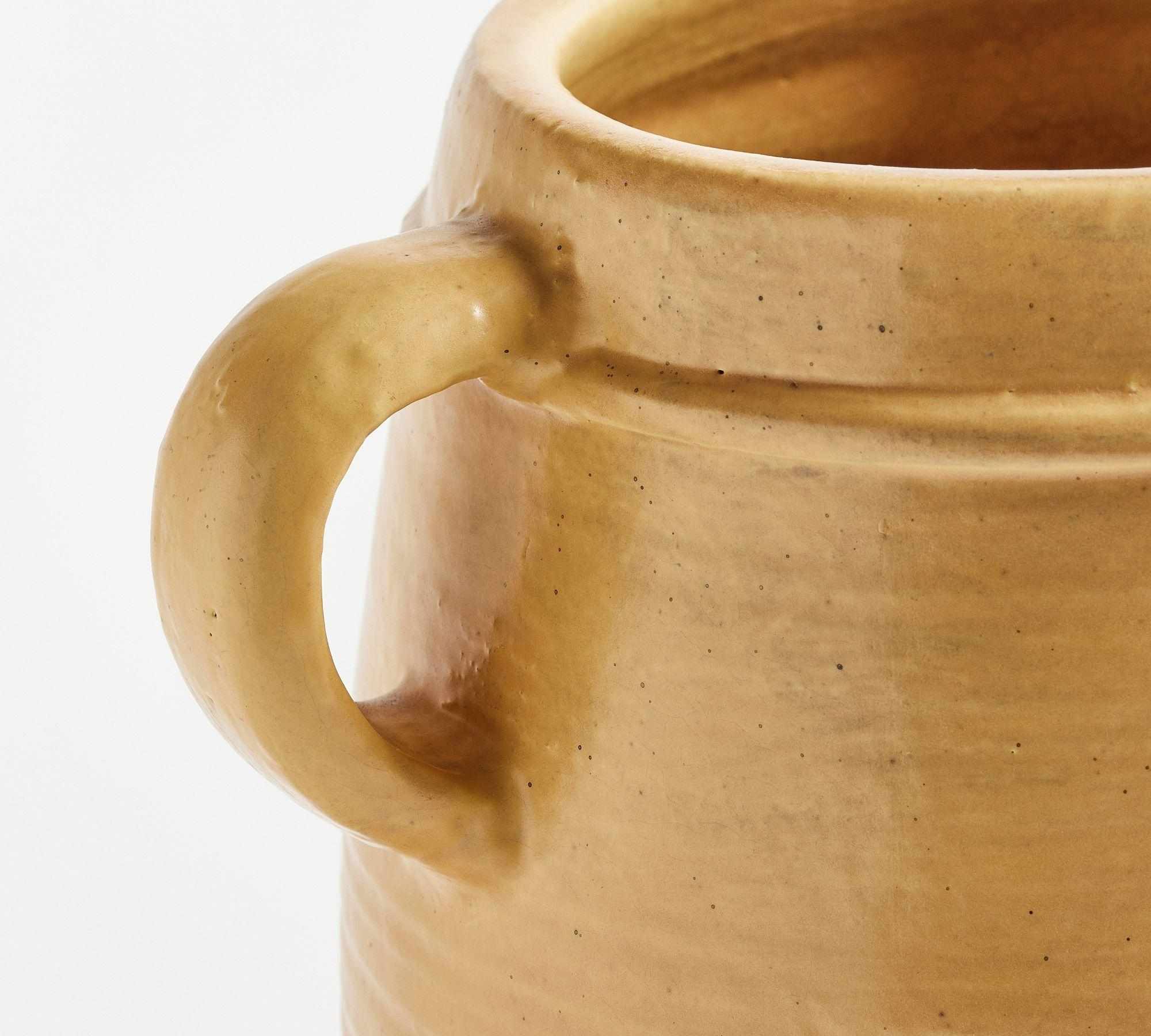 Handcrafted Lachman Crock Vases