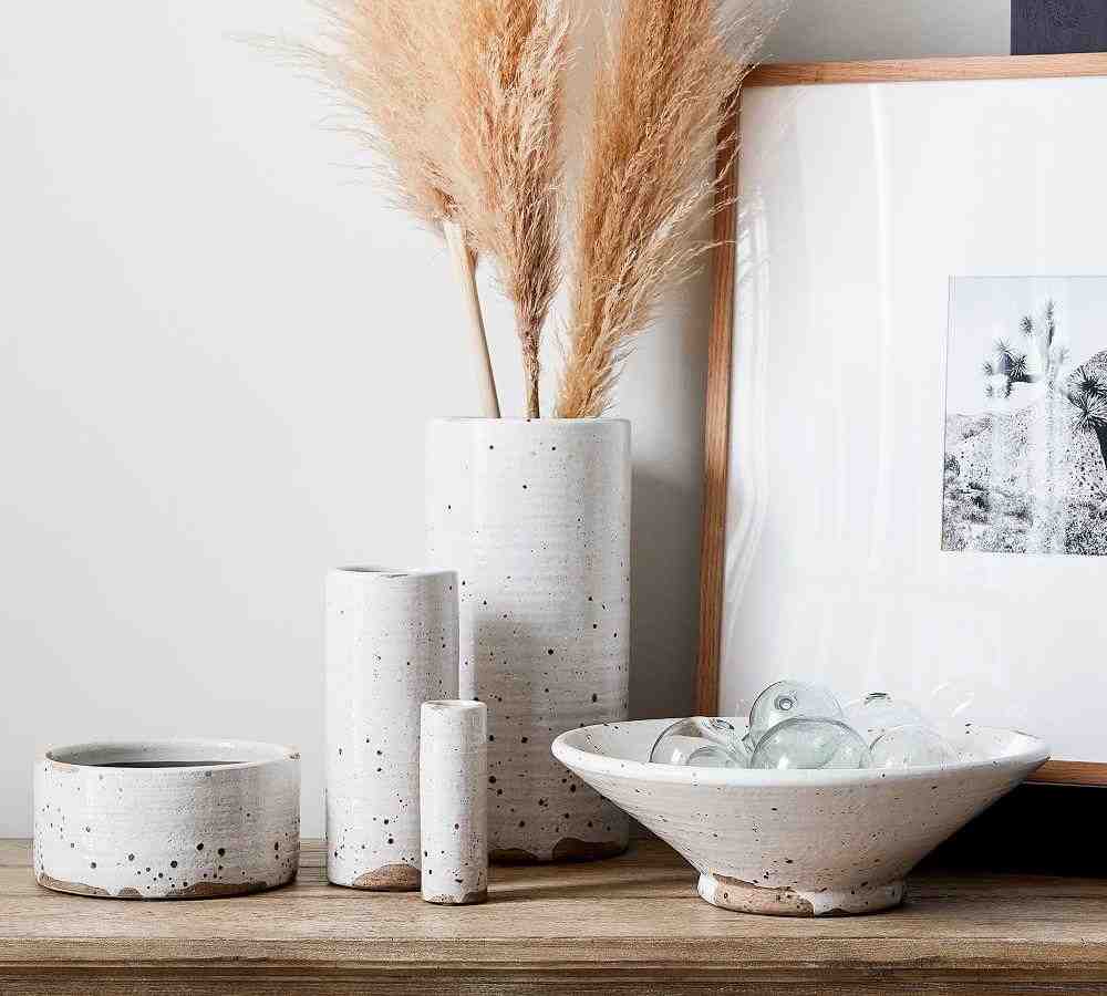 Terra Cotta Speckled Vases