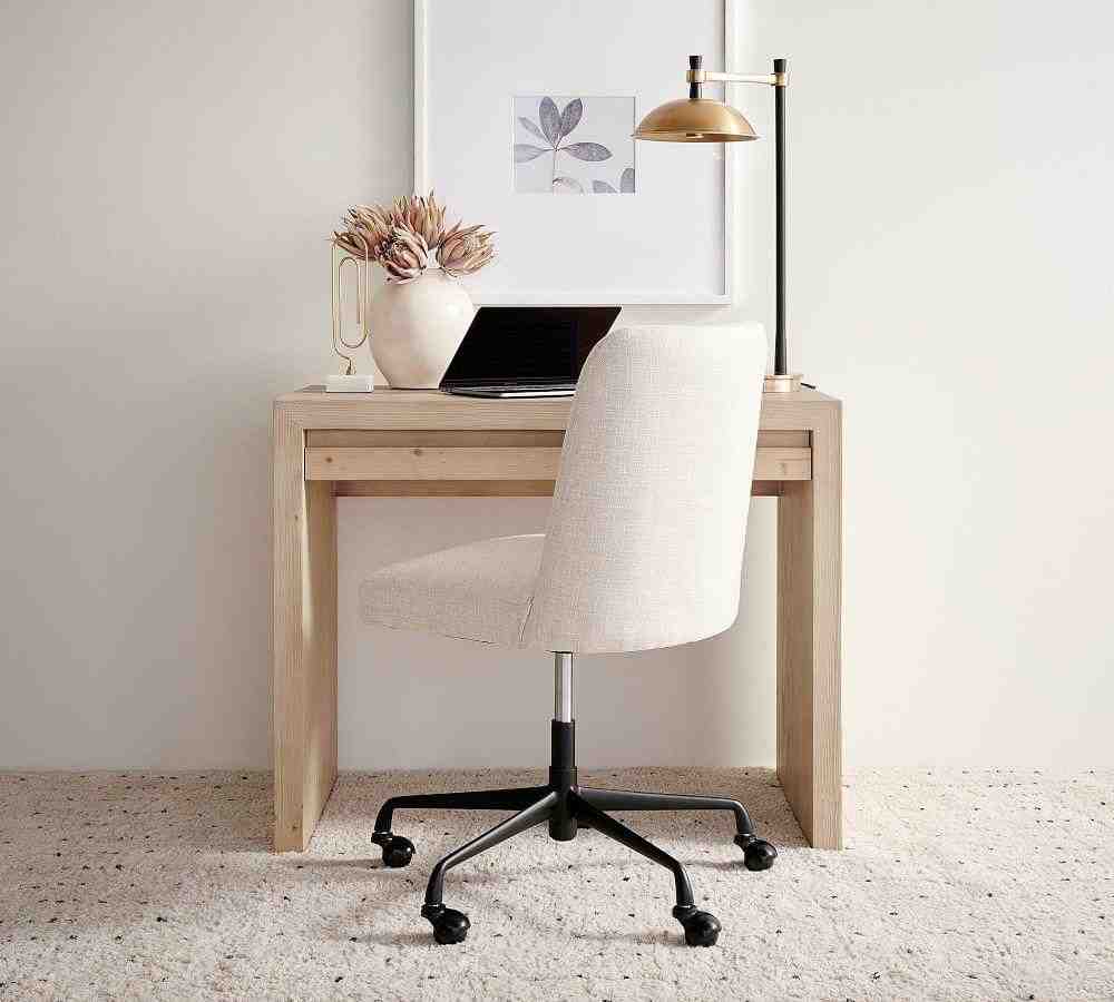 Folsom 38" Writing Desk with Drawer, Desert Pine