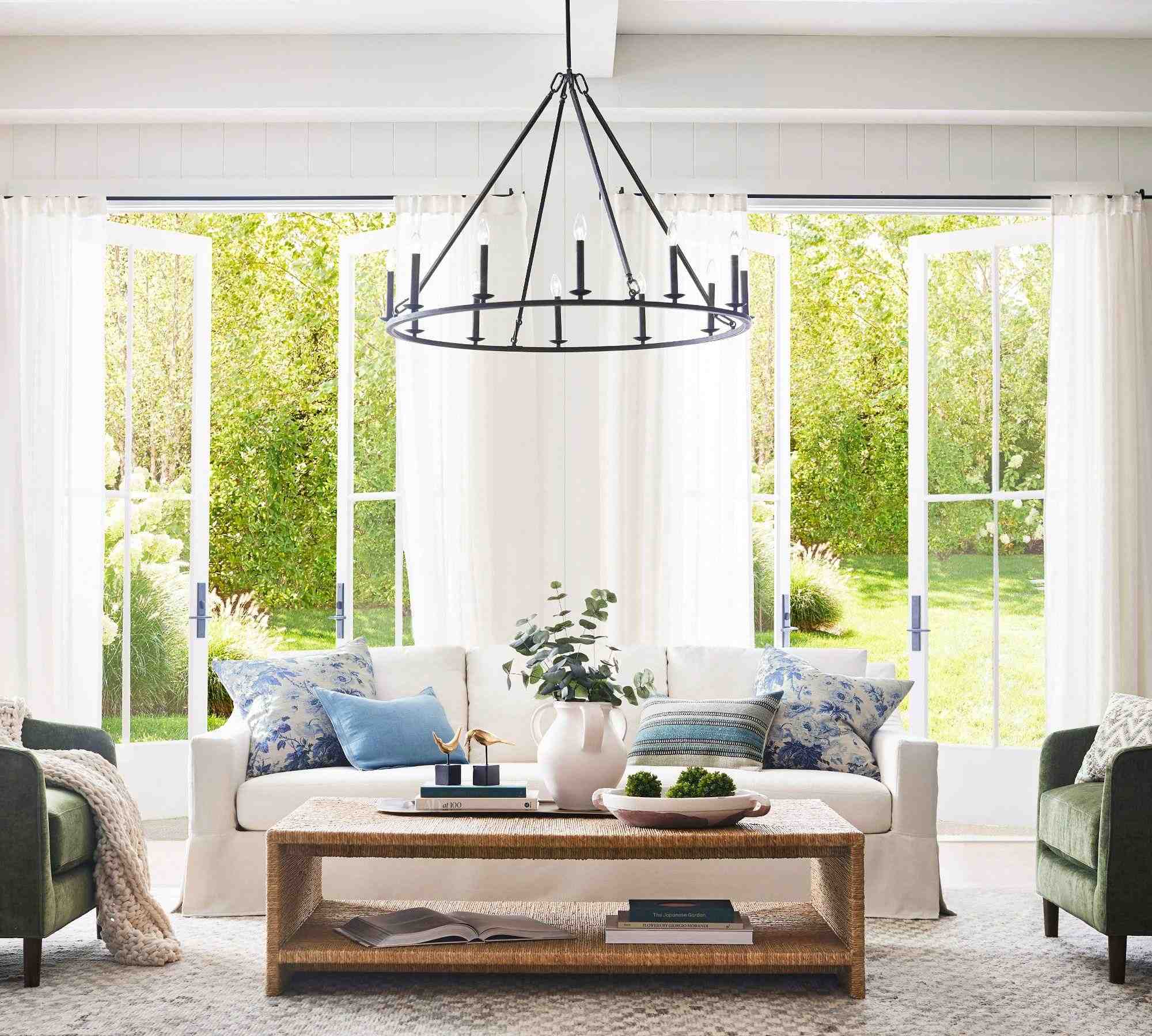 Remington Iron Round Chandelier