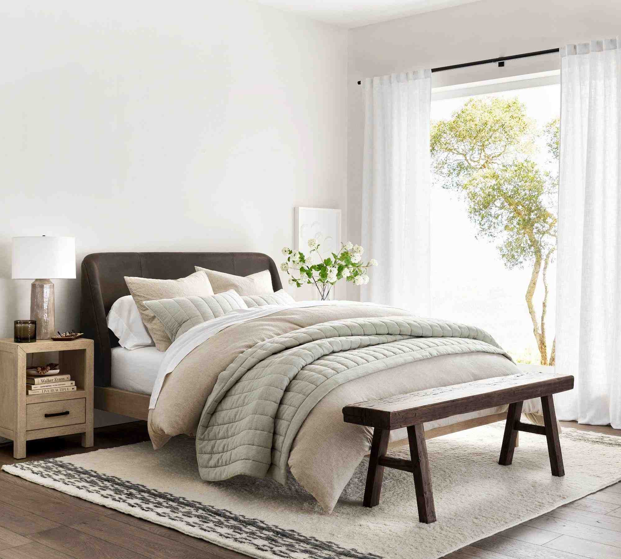 European Flax Linen/Cotton Duvet Cover
