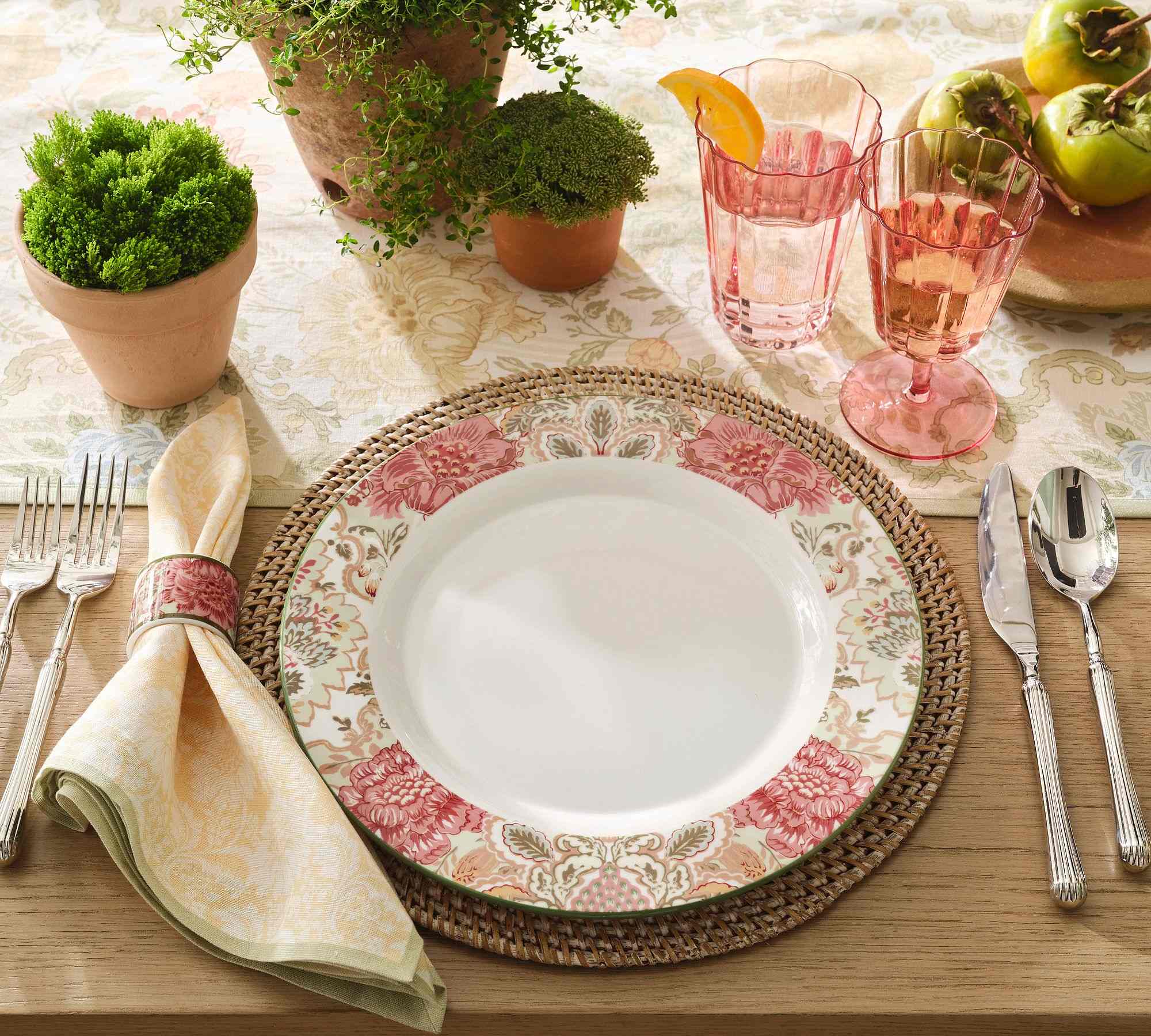 Kravet Arboretum Stoneware Dinner Plates, Each