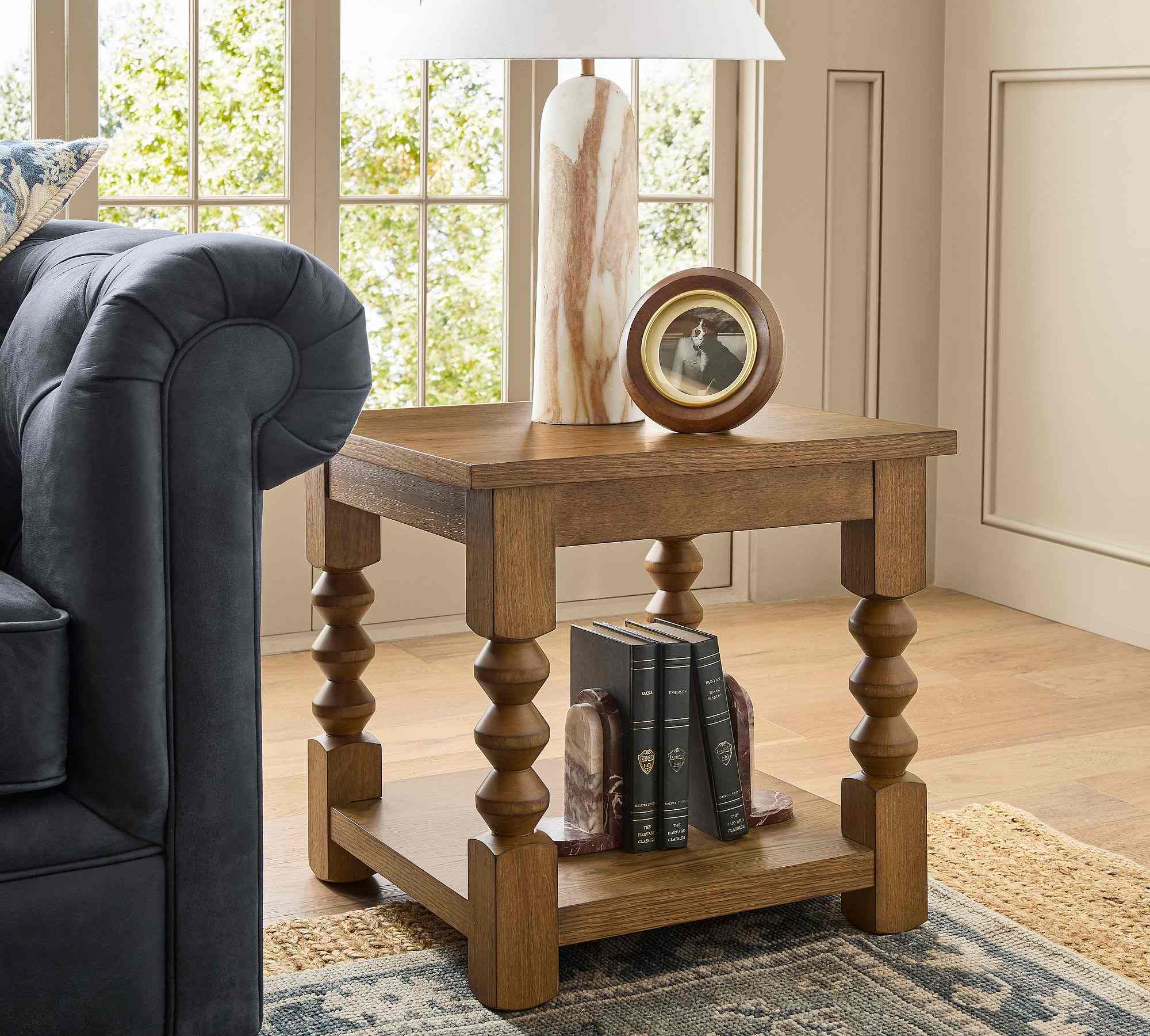 Pottery Barn | Chris Loves Julia Stacked Ball Side Table
