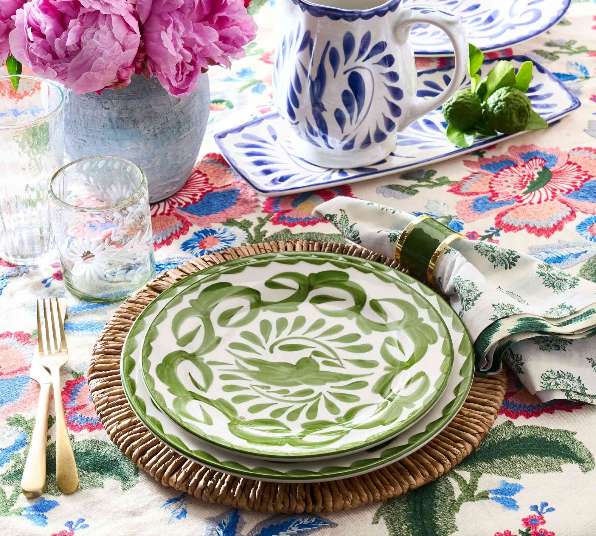 Pottery Barn | Puebla Porcelain Salad Plates