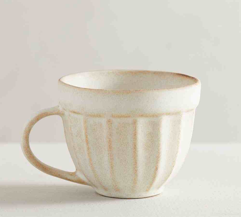 Mendocino Stoneware Mugs- Set of 4 - Indigo Blue