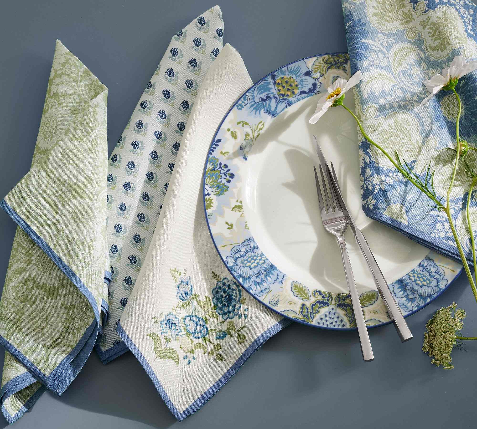 Kravet Cotton Napkins - Mixed Set of 4
