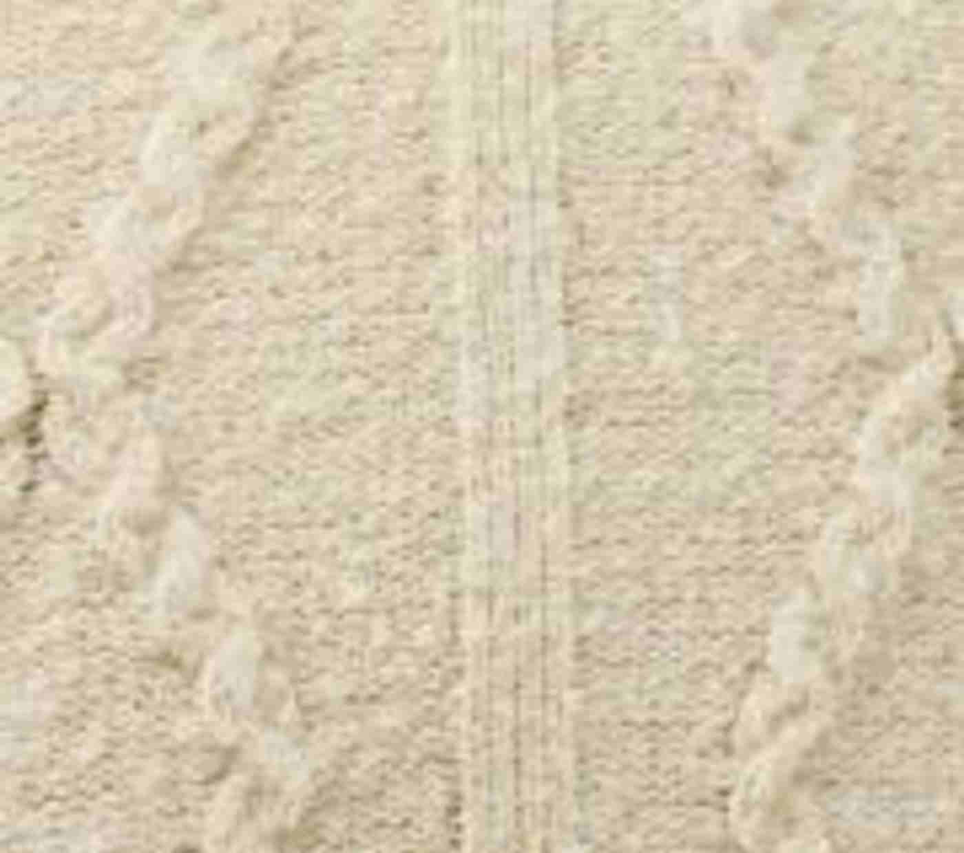 Diamond Cable Knit Throw