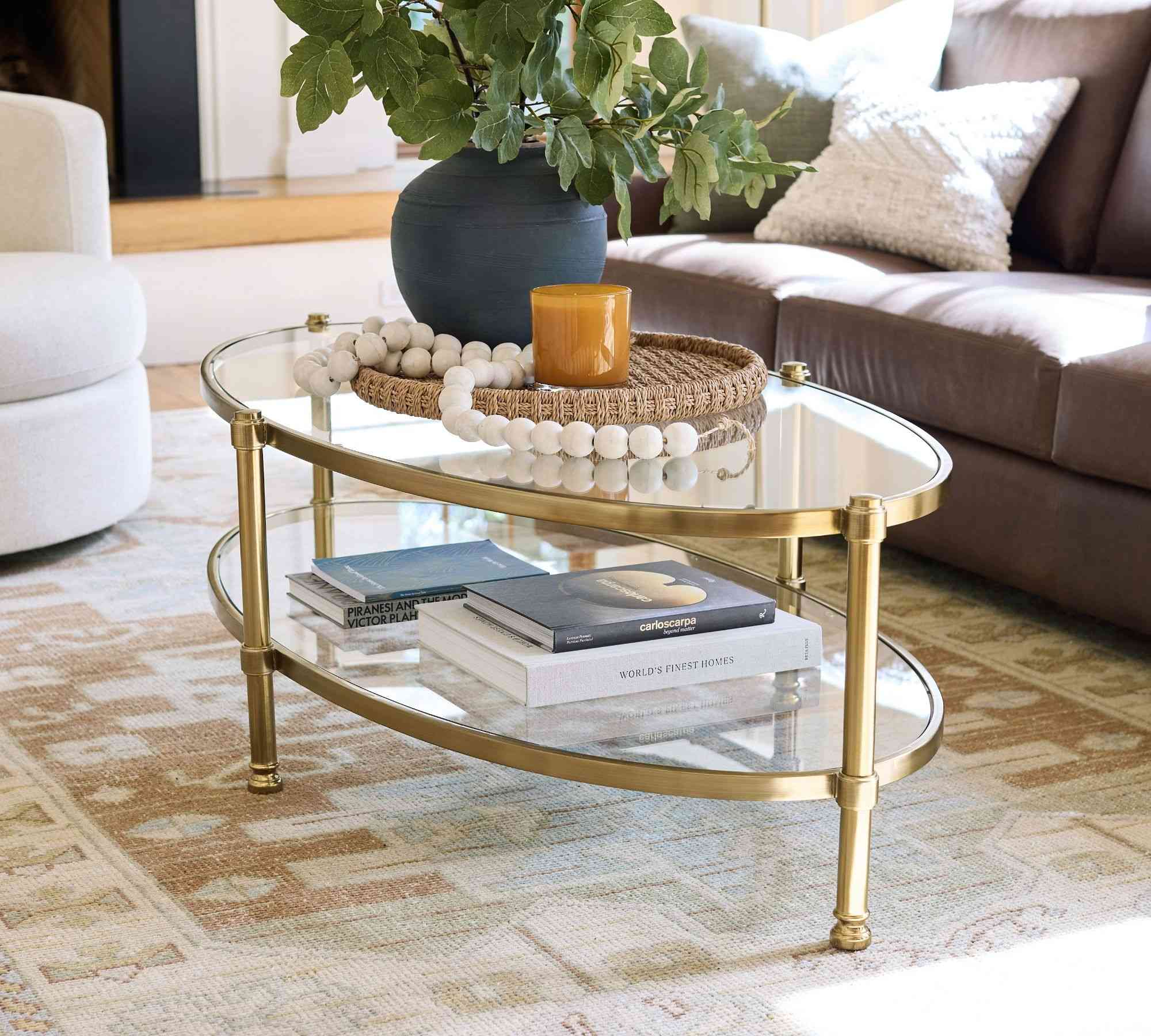 Pottery Barn | Everson Oval Coffee Table (59")
