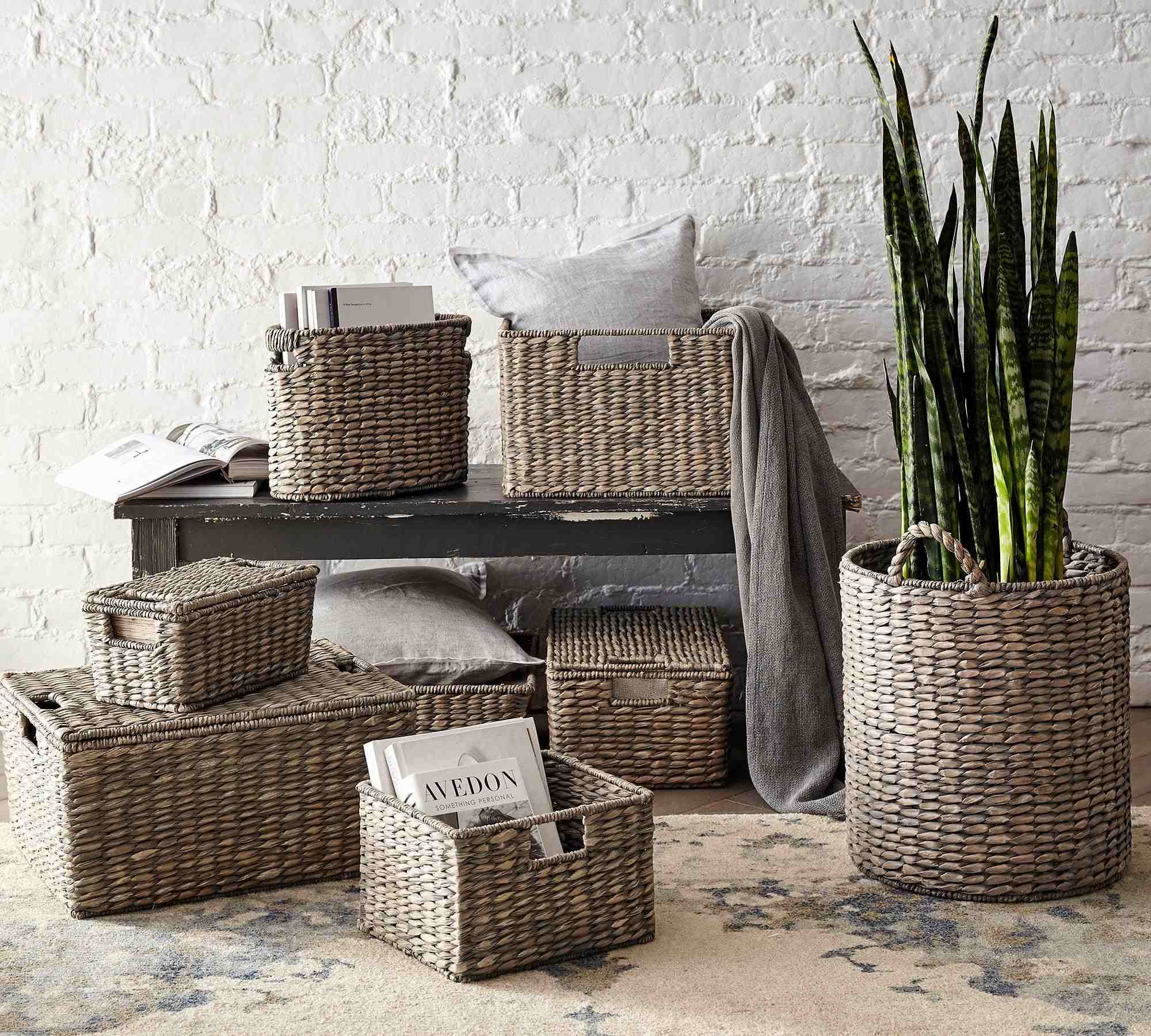 Pottery Barn | Charleston Handwoven Seagrass Underbed Basket