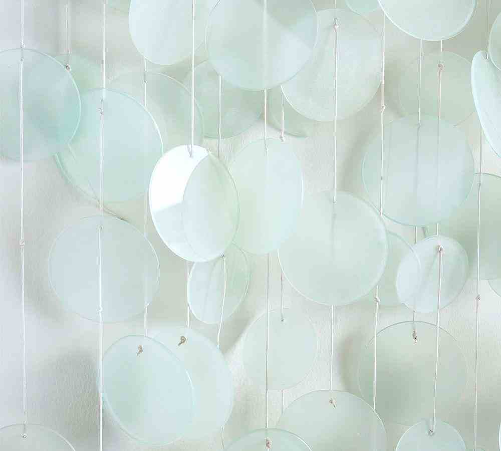 Frosted Seaglass Hanging Wall Art, 36"x46"