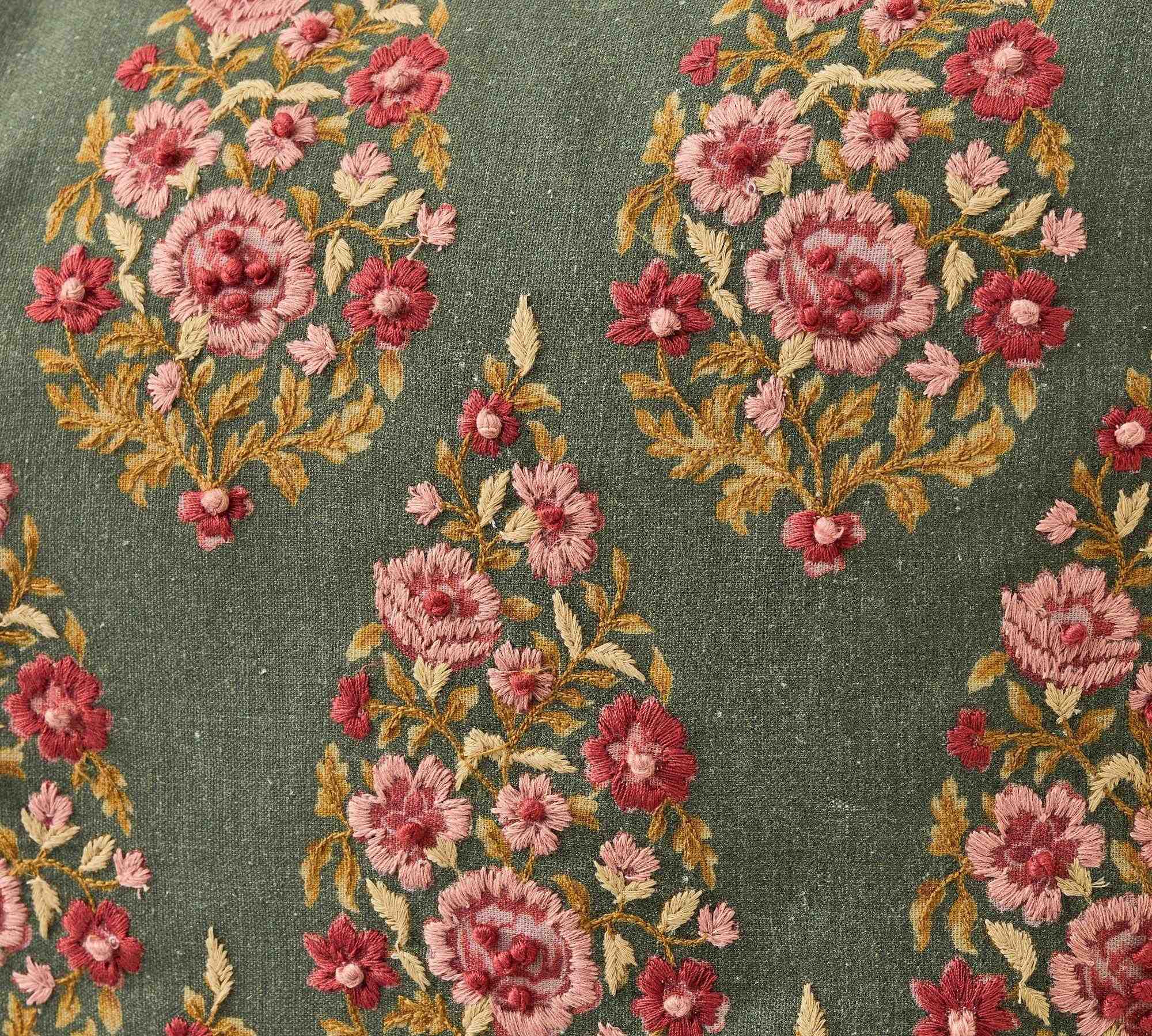 Indira Embroidered Lumbar