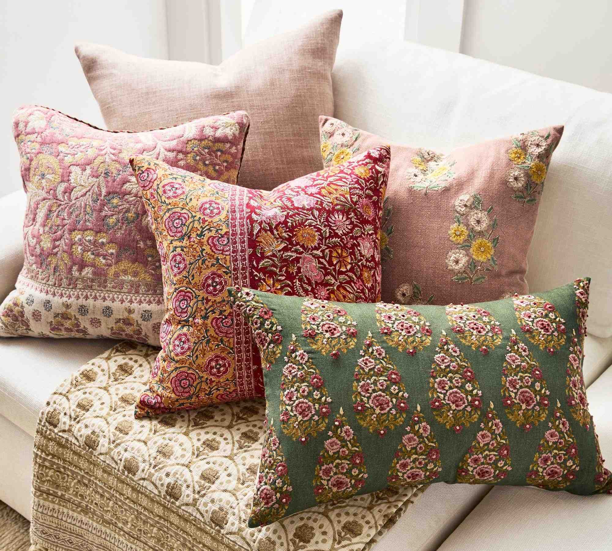 Indira Embroidered Lumbar