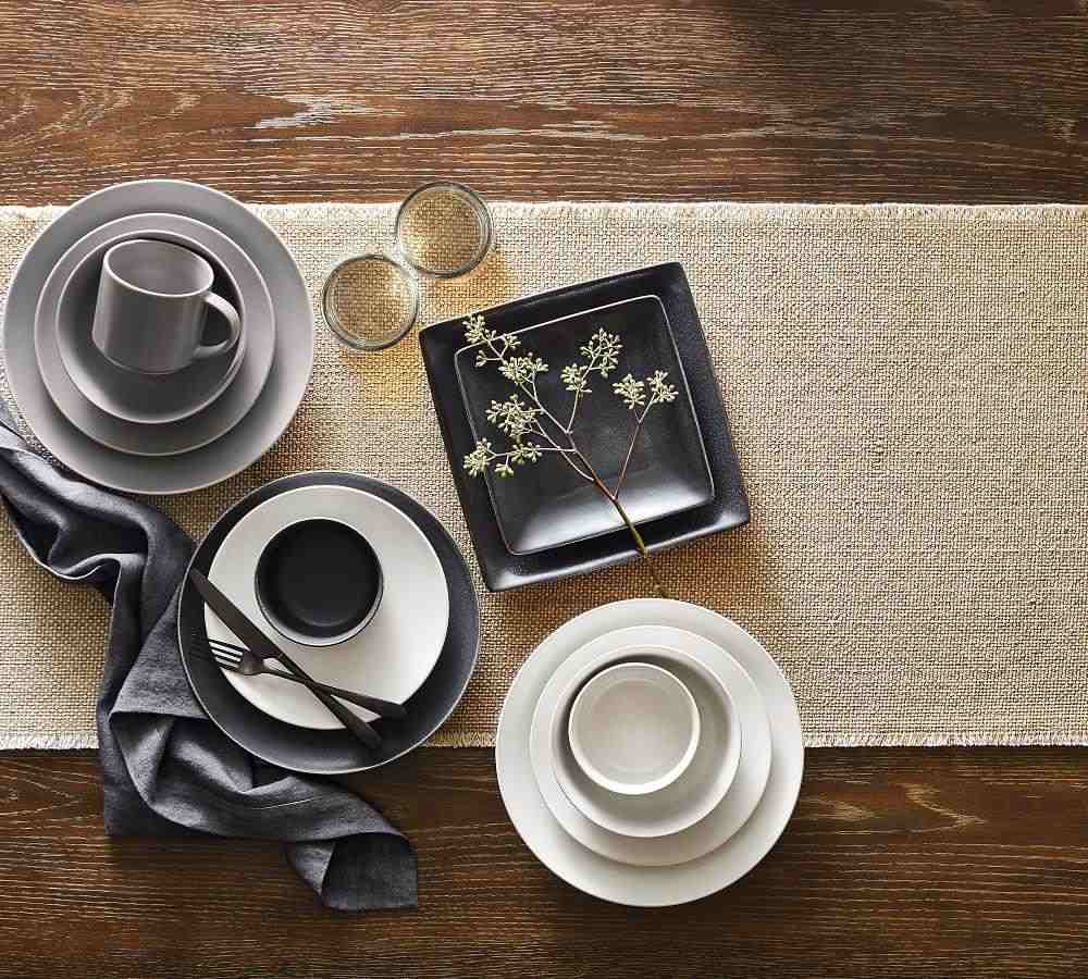 Mason Handwoven Cotton Fringe Table Runner