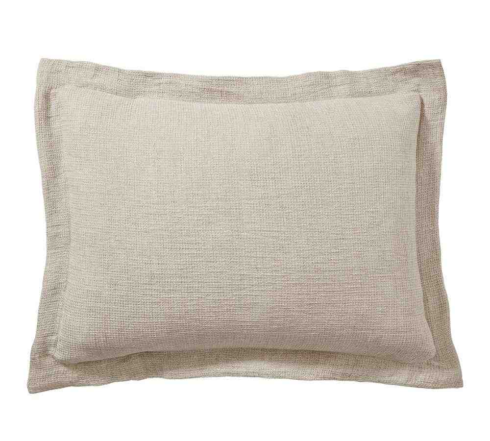 Belgian Flax Linen Waffle Sham