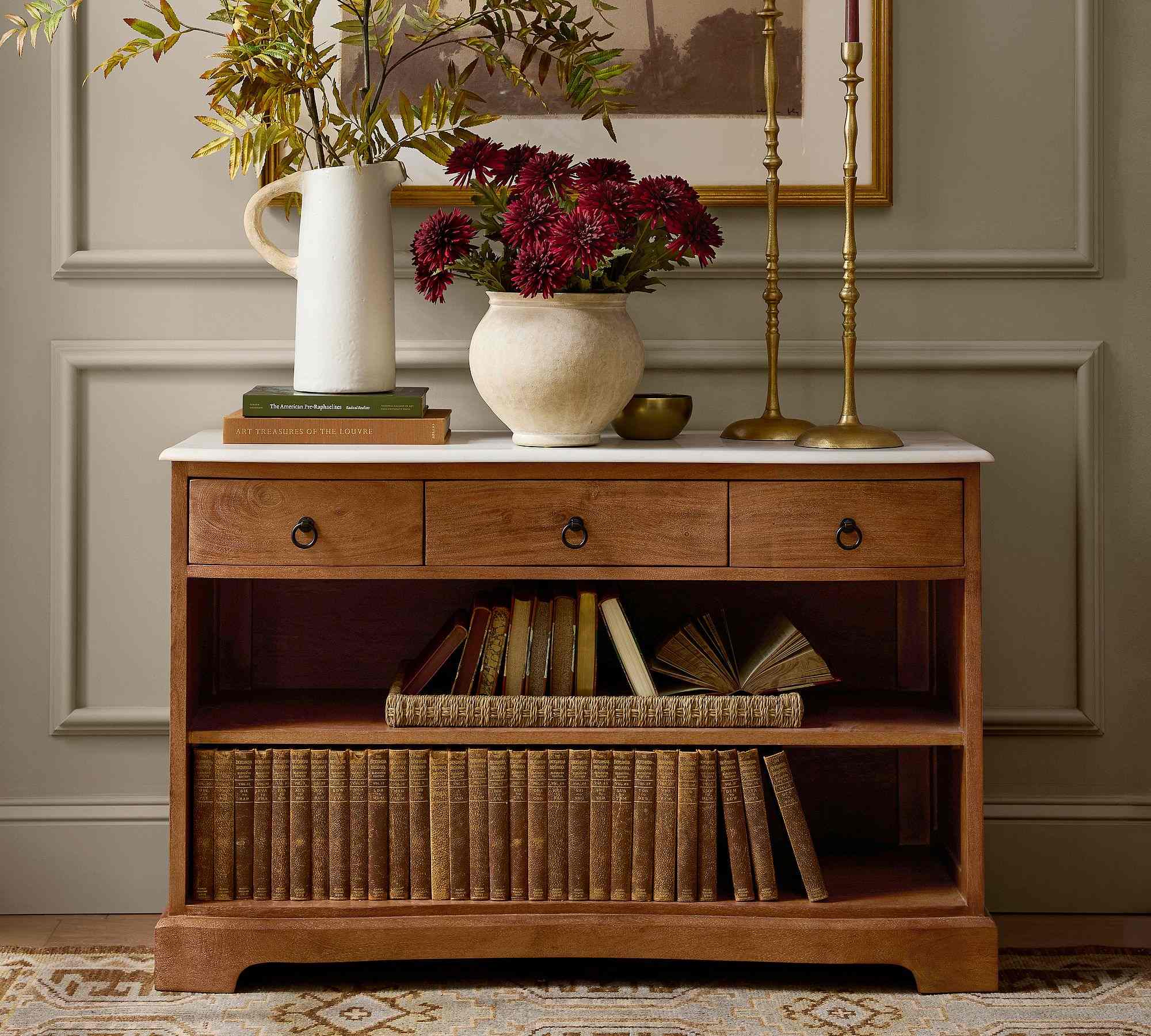 Pottery Barn | Scarlett Marble Console Table (48")